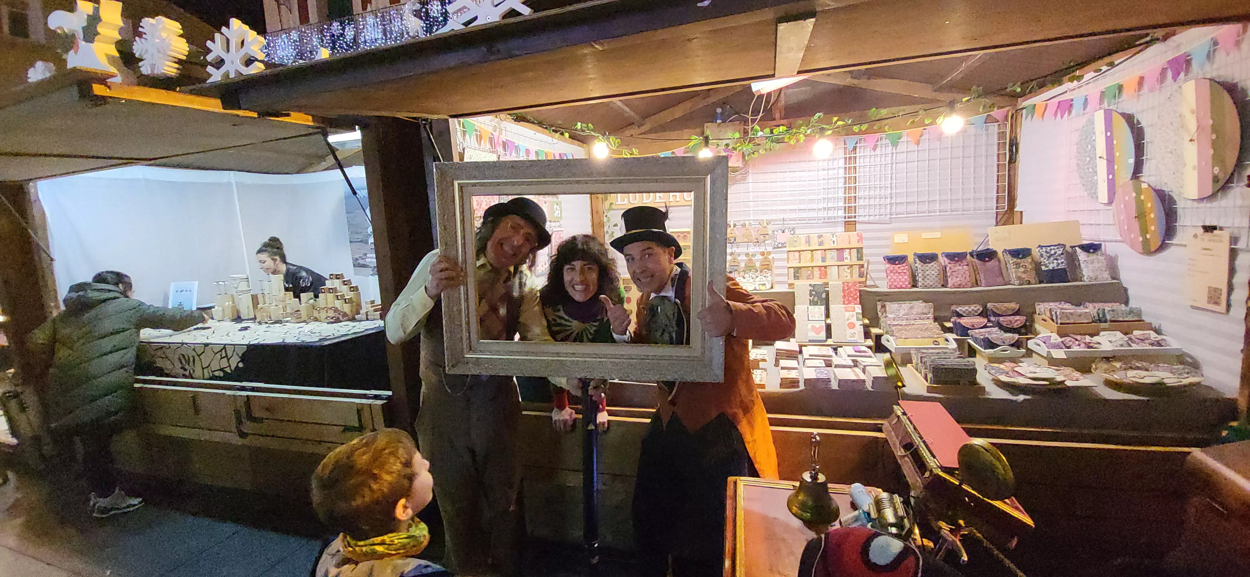Muestra de Artesanía de Navidad de Huesca 2024.  Foto Mercedes Manterola