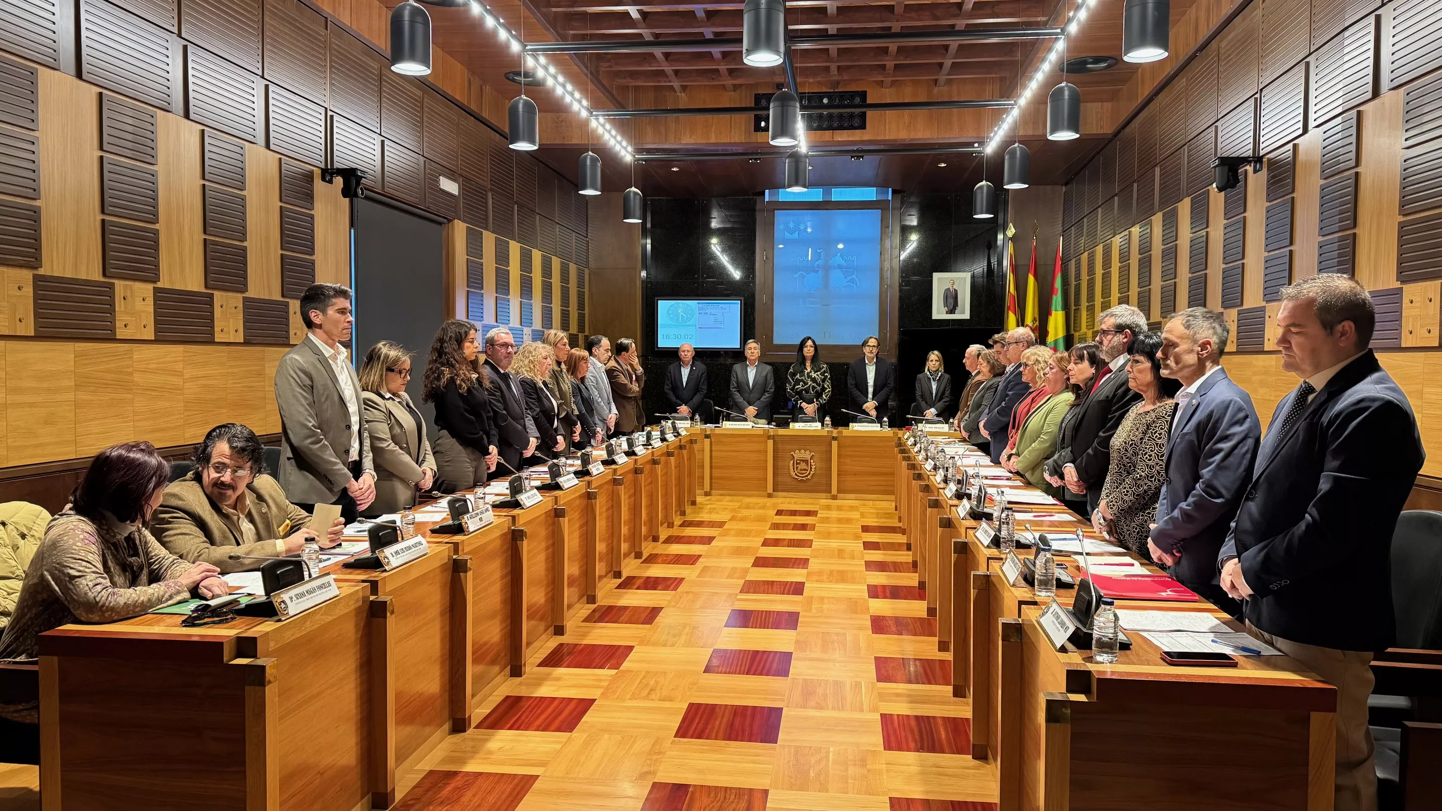 Pleno del Ayuntamiento de Huesca.
