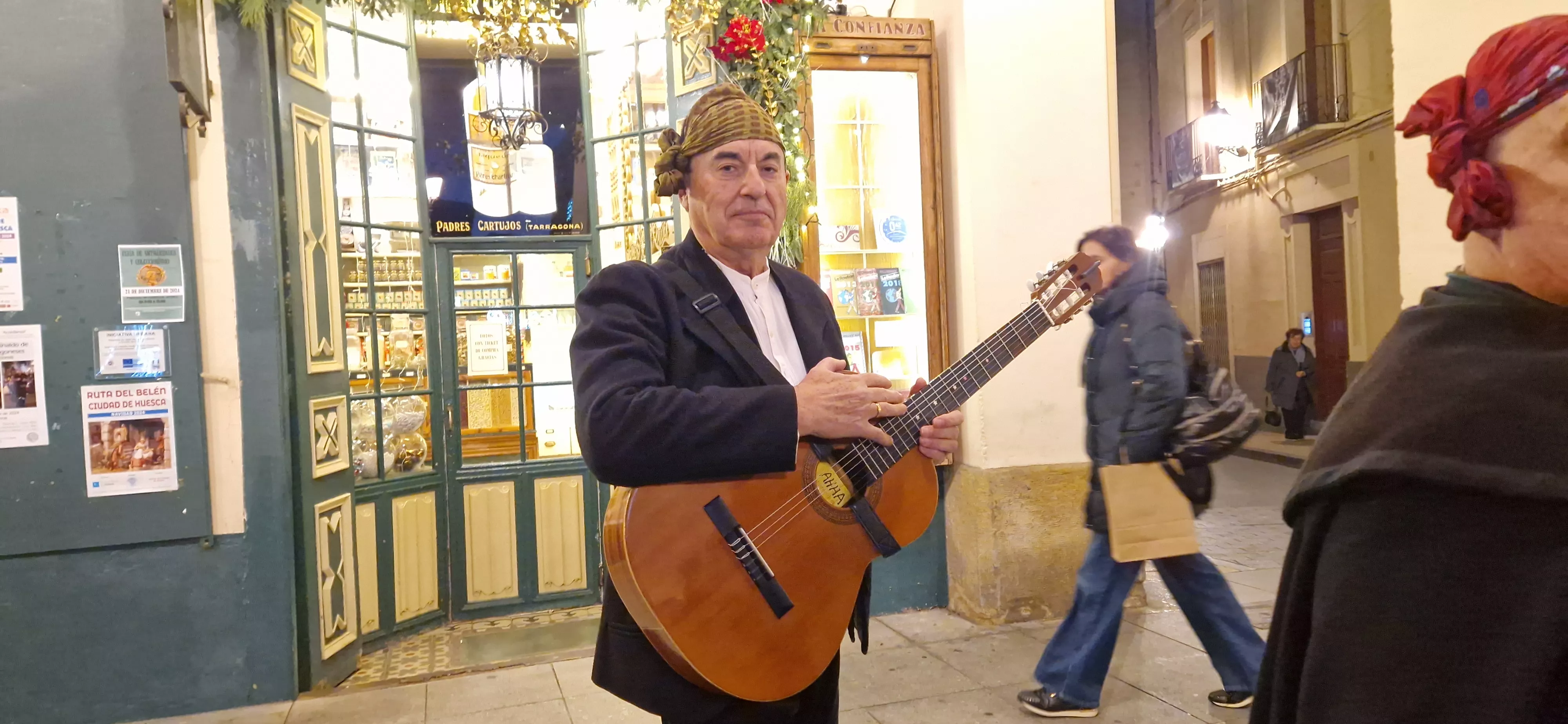 Ronda Aguinaldo de Acordanza 2024 en Huesca. Foto Myriam Martínez