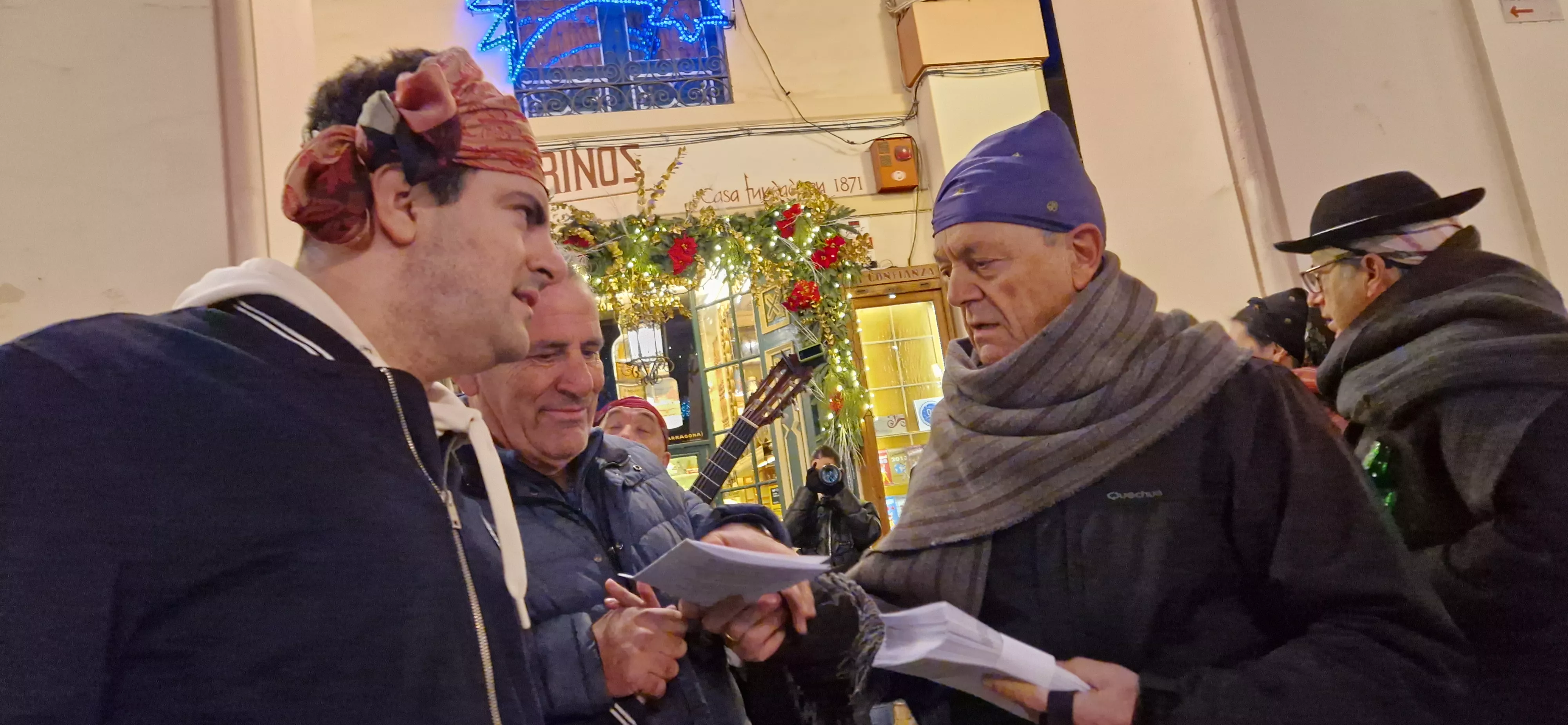 Ronda Aguinaldo de Acordanza 2024 en Huesca. Foto Myriam Martínez