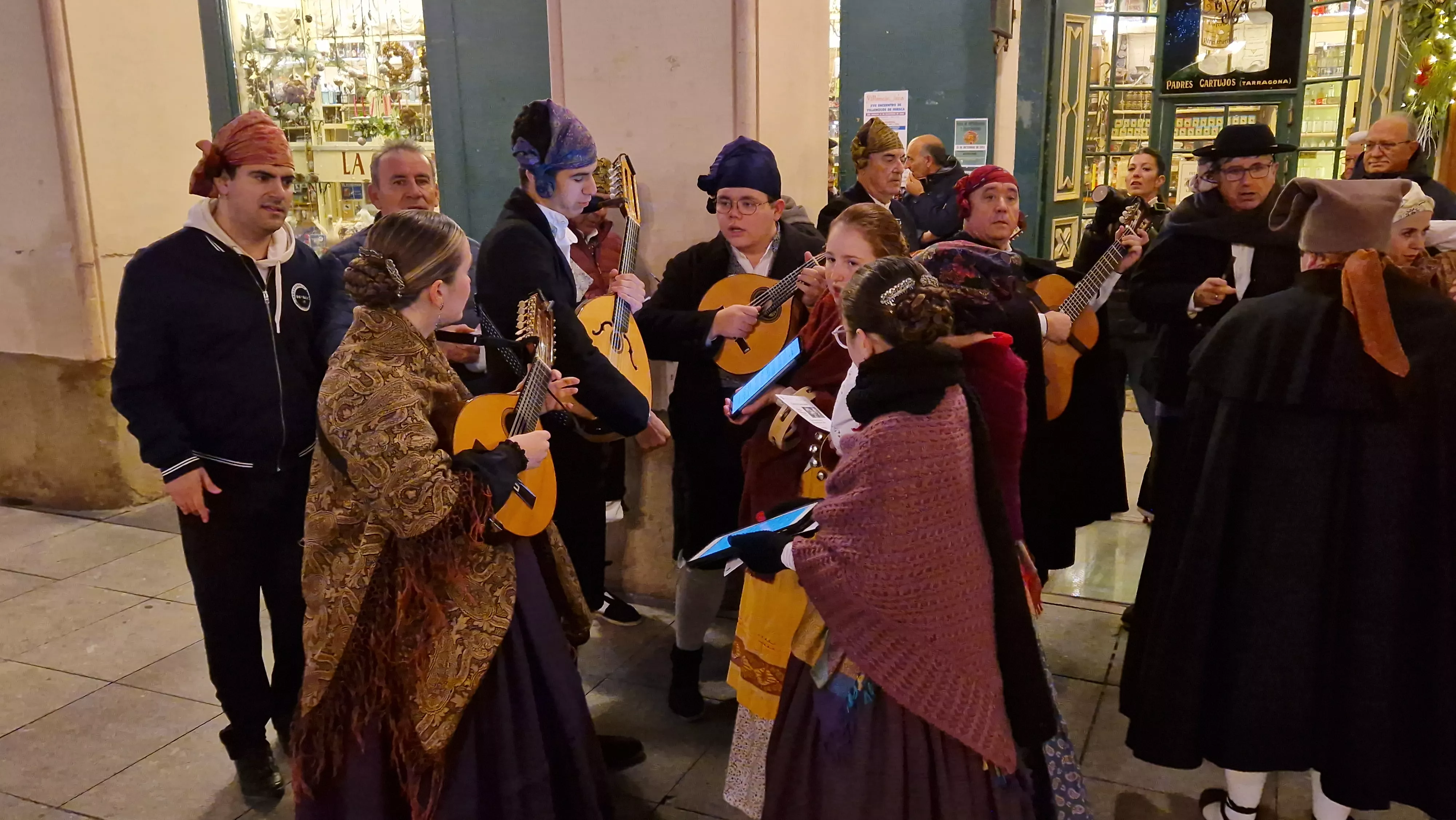 Ronda Aguinaldo de Acordanza 2024 en Huesca. Foto Myriam Martínez