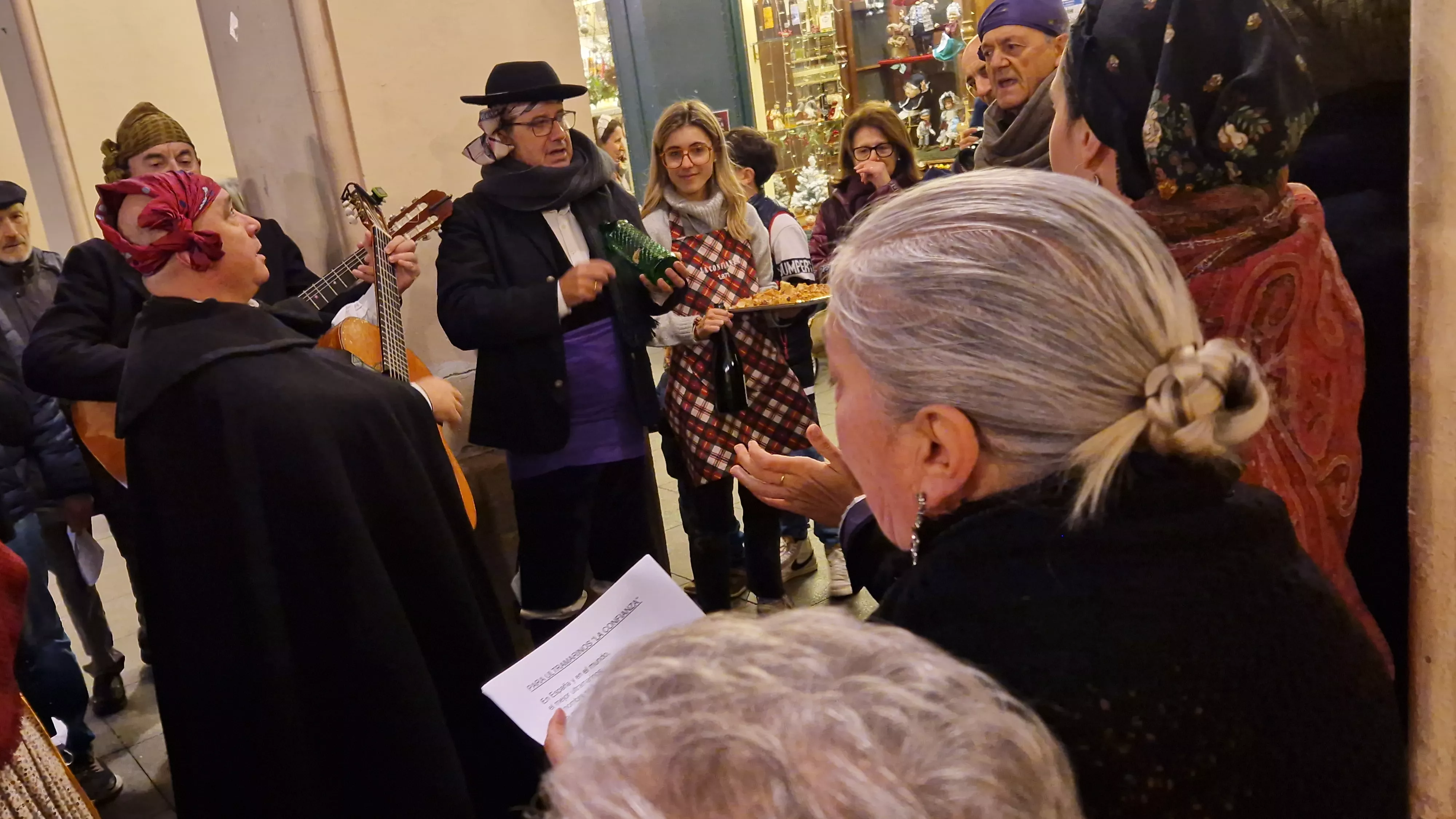 Ronda Aguinaldo de Acordanza 2024 en Huesca. Foto Myriam Martínez