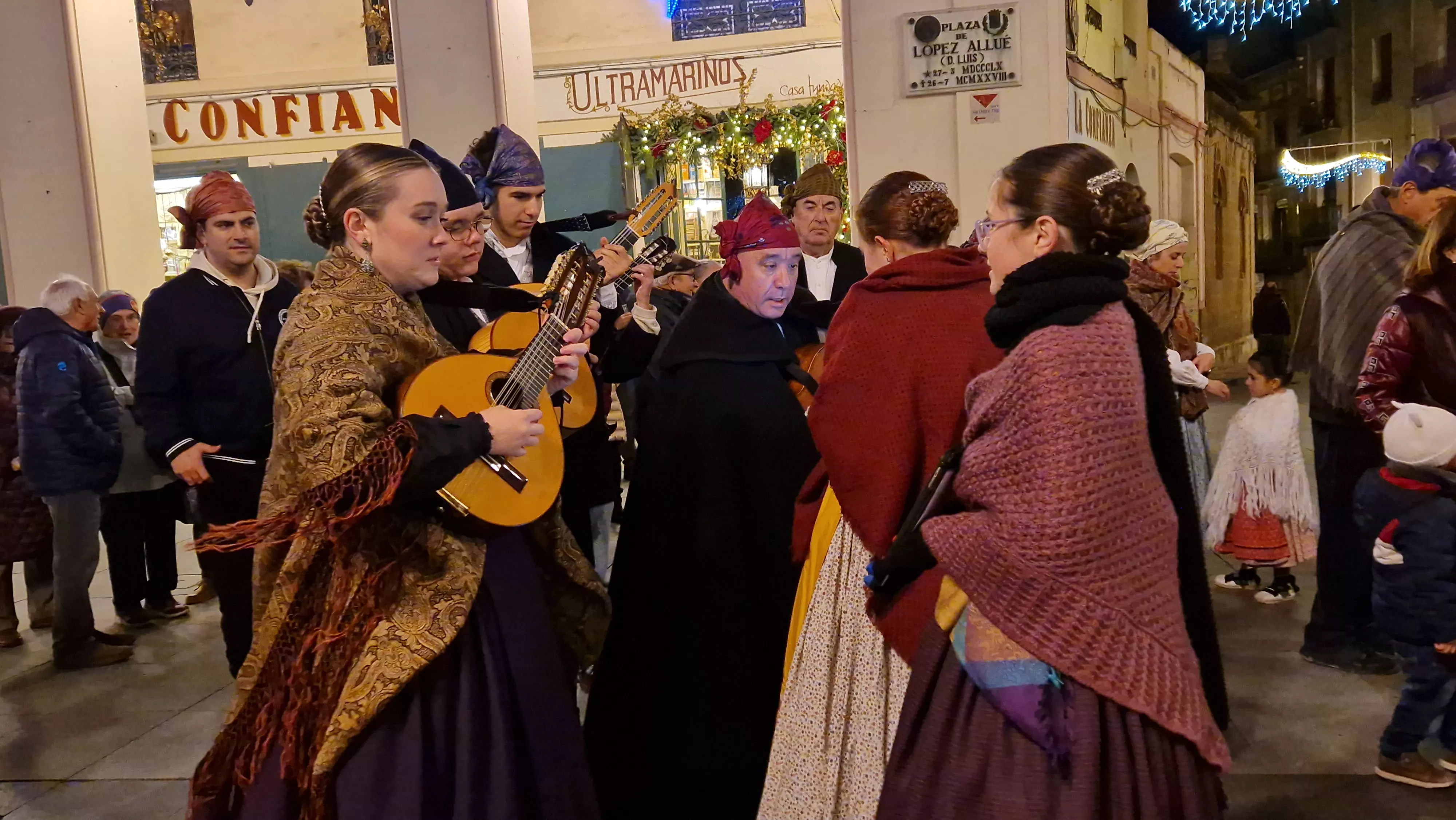Ronda Aguinaldo de Acordanza 2024 en Huesca. Foto Myriam Martínez