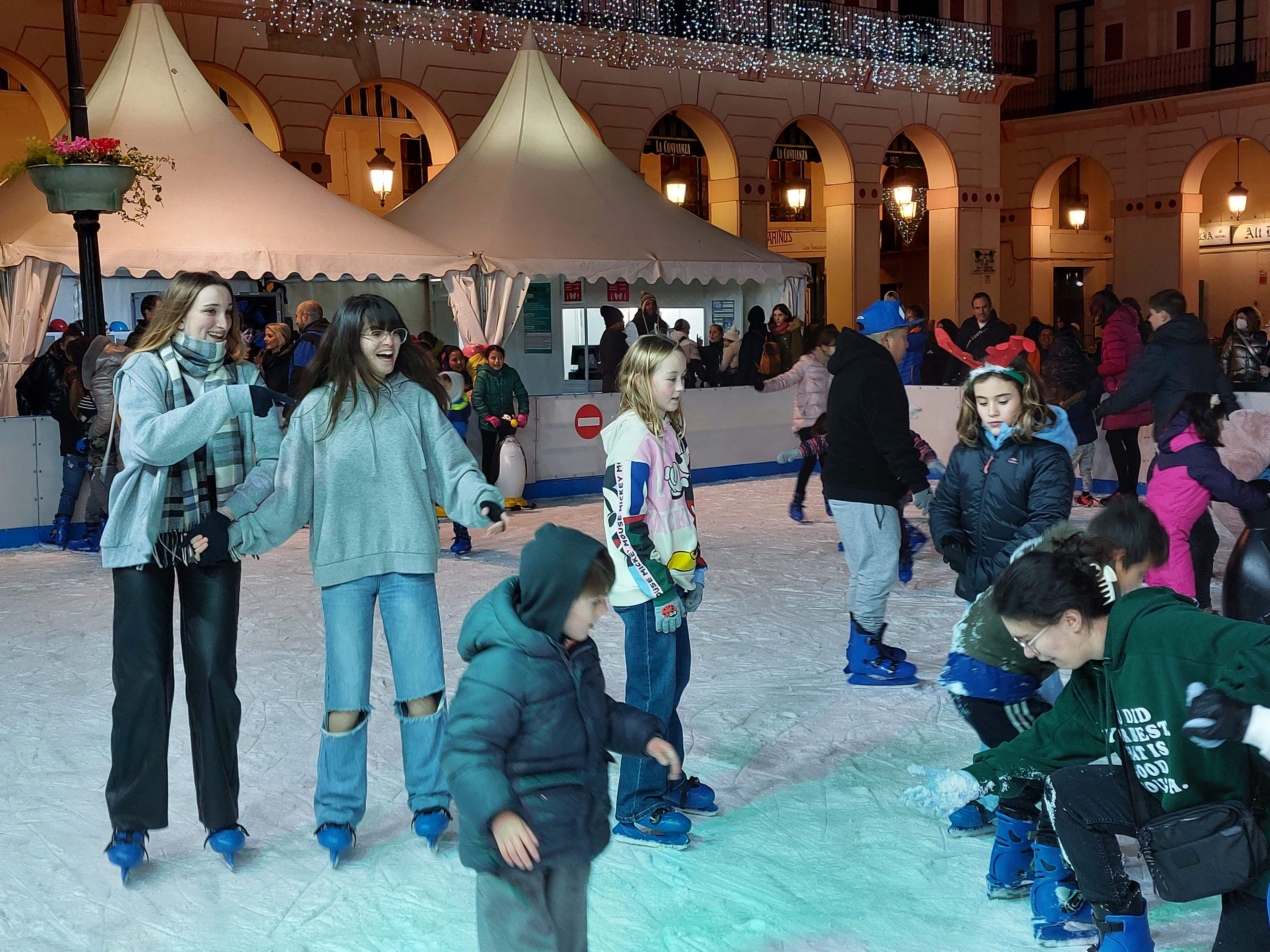 Pista de hielo de Huesca