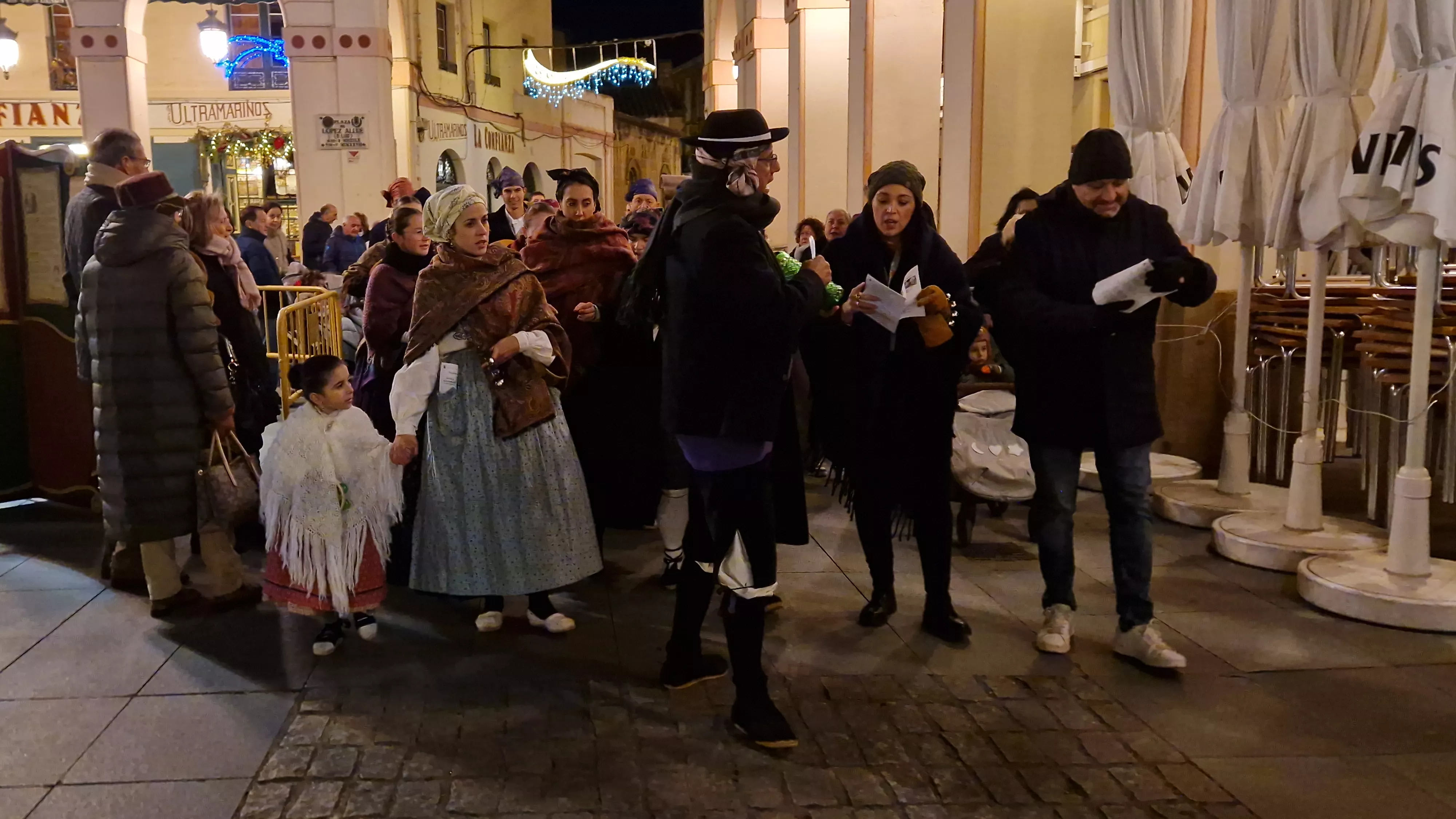 Ronda Aguinaldo de Acordanza 2024 en Huesca. Foto Myriam Martínez