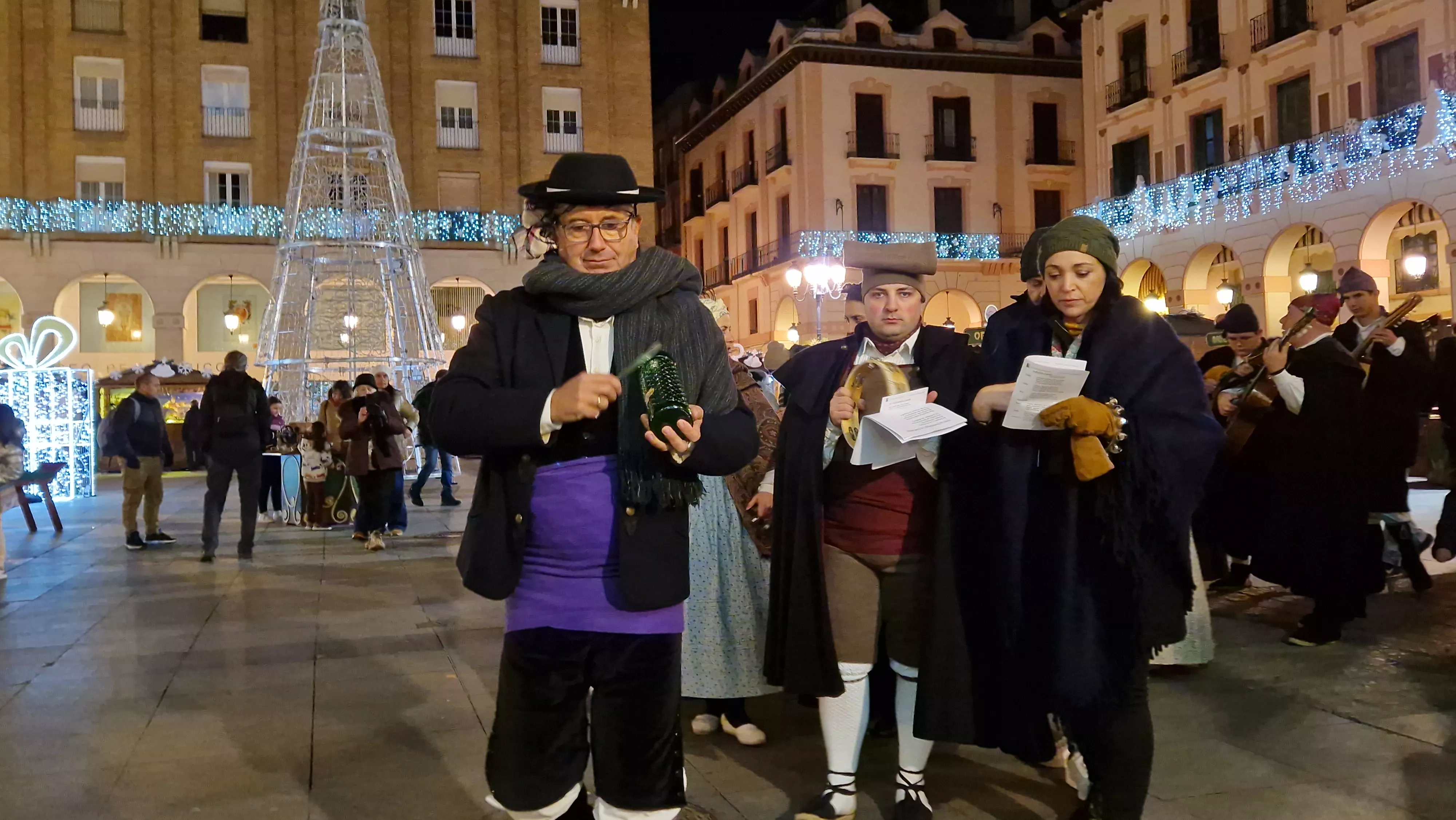Ronda Aguinaldo de Acordanza 2024 en Huesca. Foto Myriam Martínez