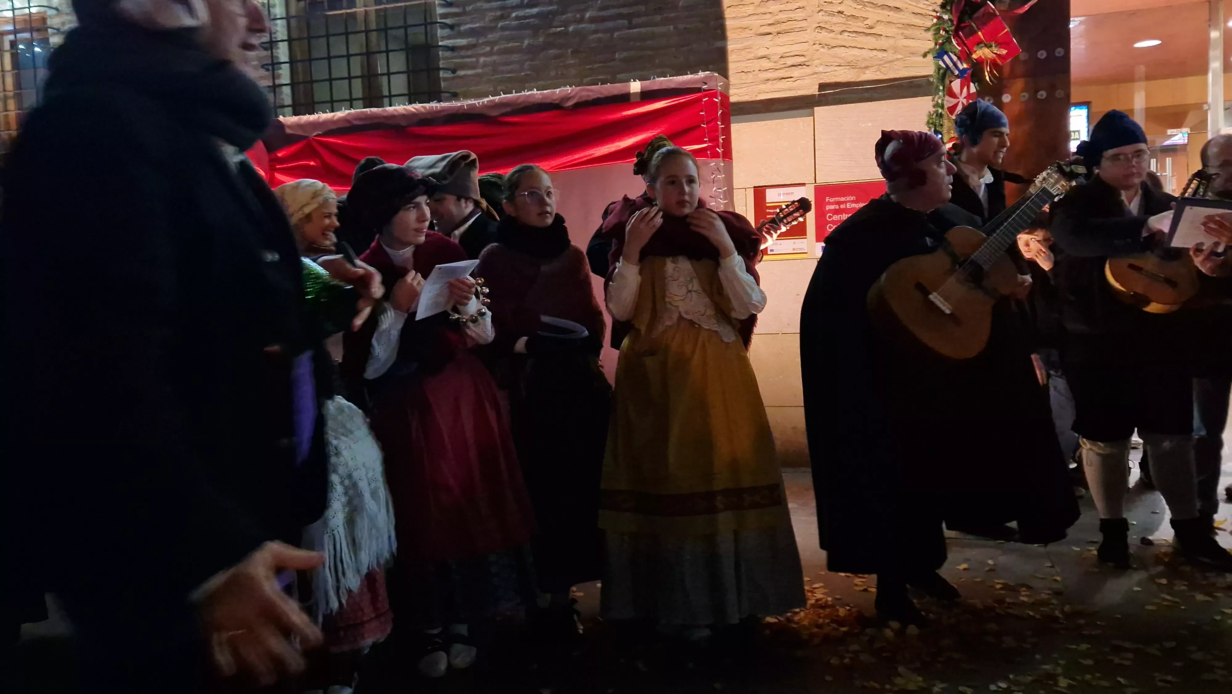 Ronda Aguinaldo de Acordanza 2024 en Huesca. Foto Myriam Martínez