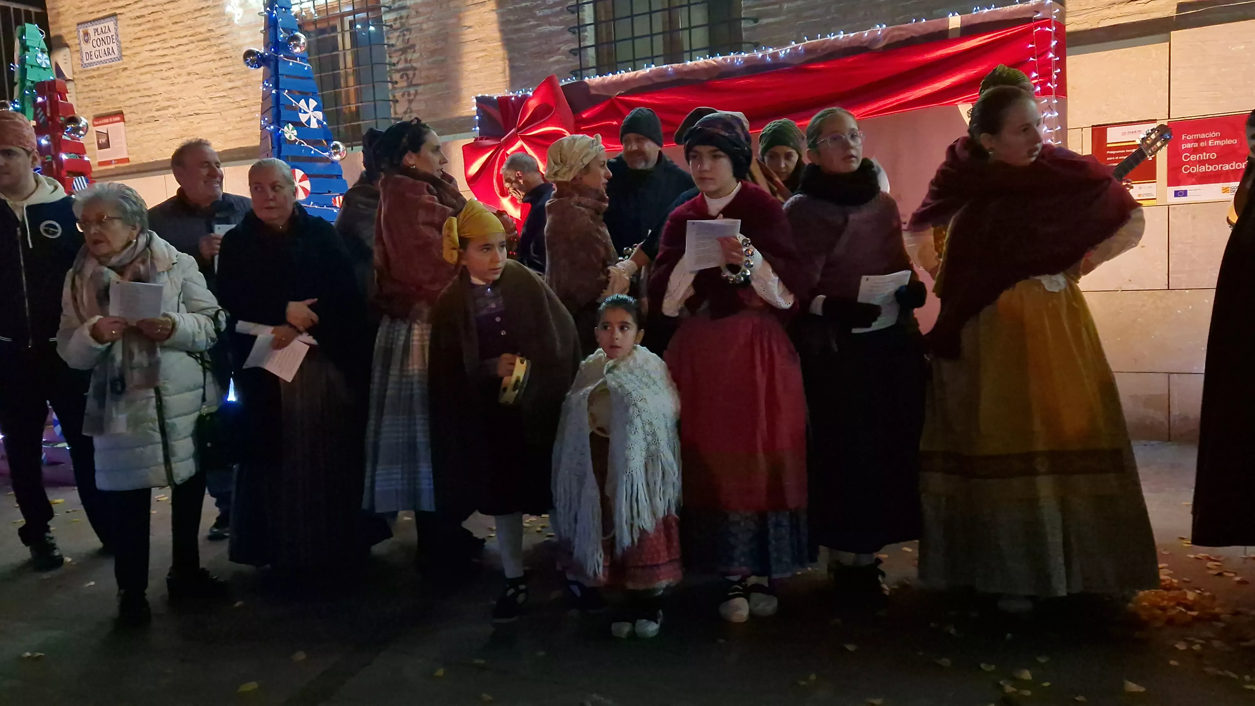Ronda Aguinaldo de Acordanza 2024 en Huesca. Foto Myriam Martínez