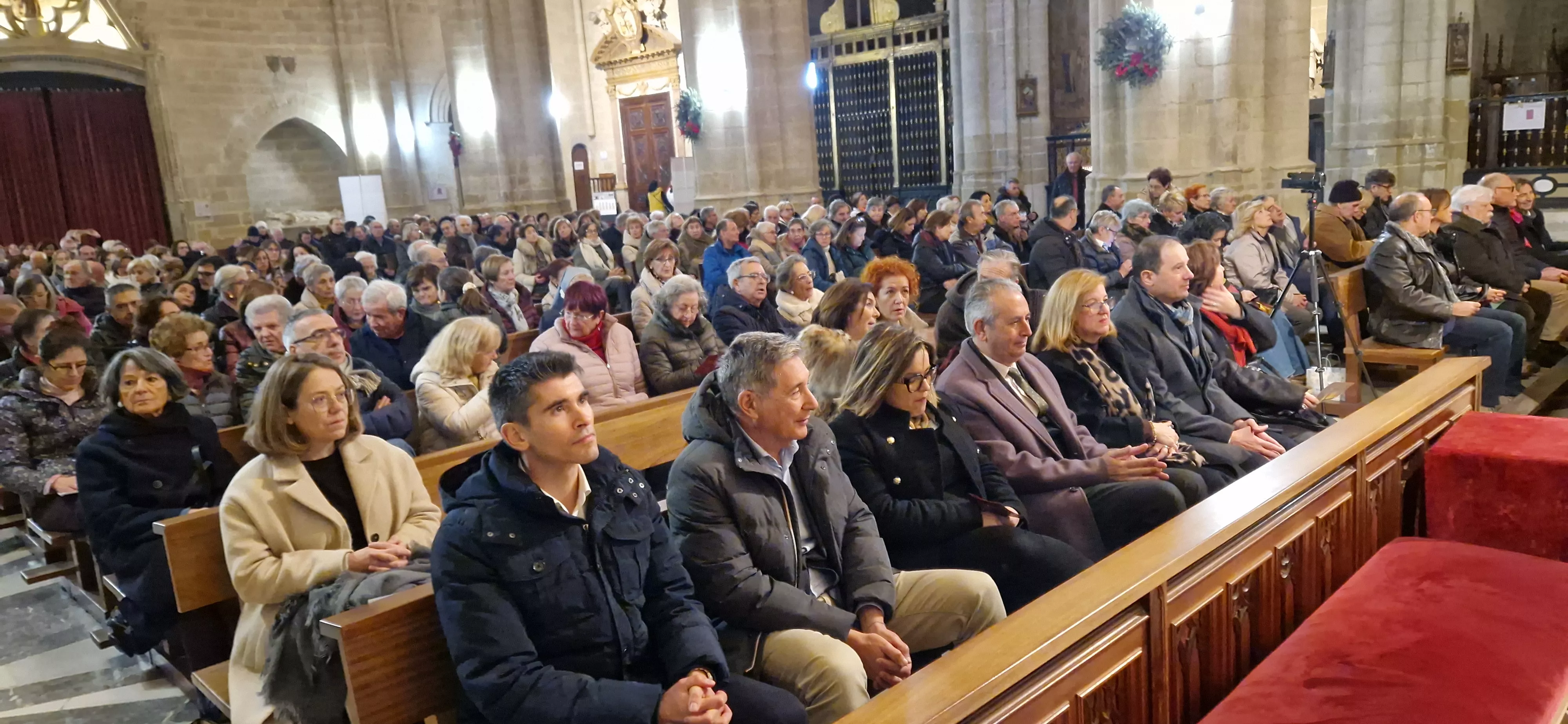 Concierto de Navidad del Campus de Huesca 2024 a cargo de la Coral Oscense. Foto Myriam Martínez