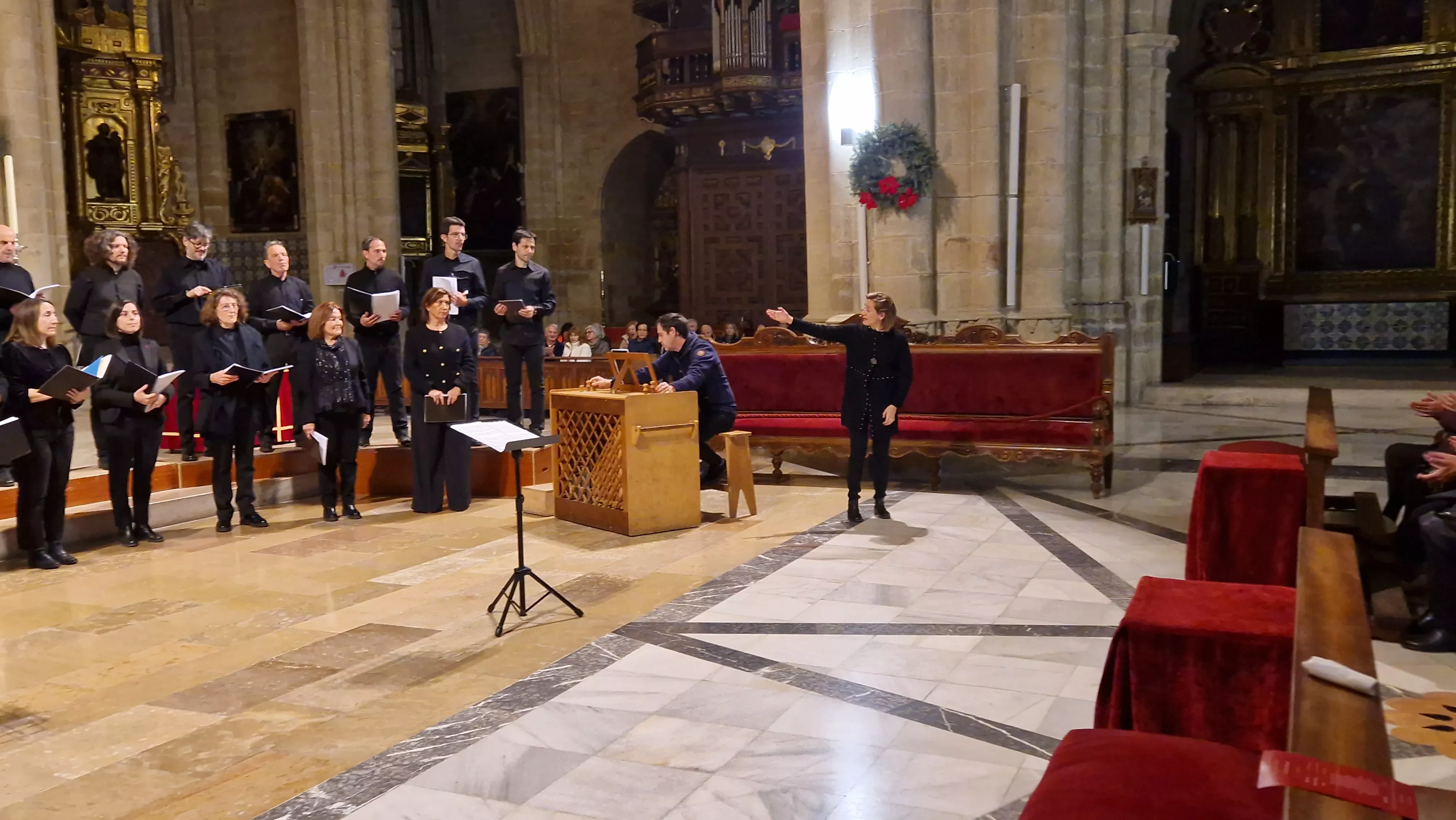 Concierto de Navidad del Campus de Huesca 2024 a cargo de la Coral Oscense. Foto Myriam Martínez