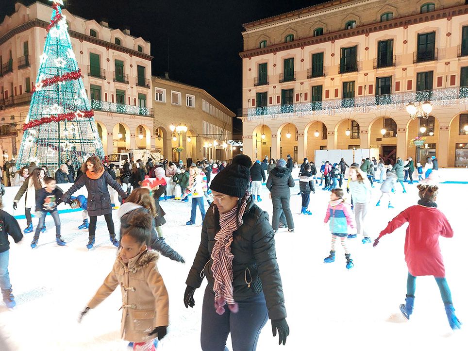 Pista de hielo de Huesca