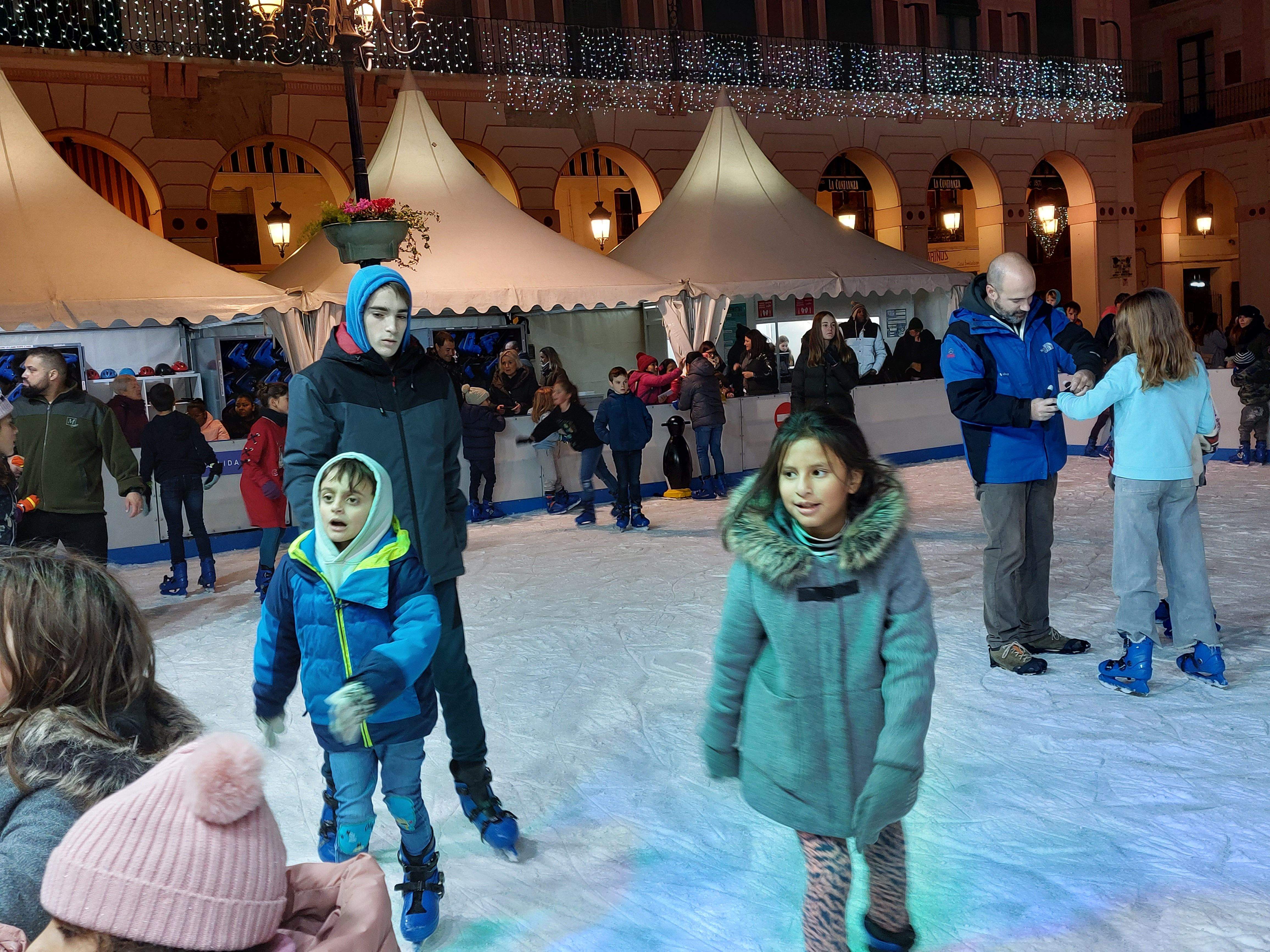 Pista de hielo de Huesca