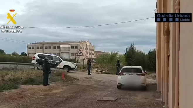 Imagen de la operación para desarticular el grupo criminal. Imagen de la operación para desarticular el grupo criminal.