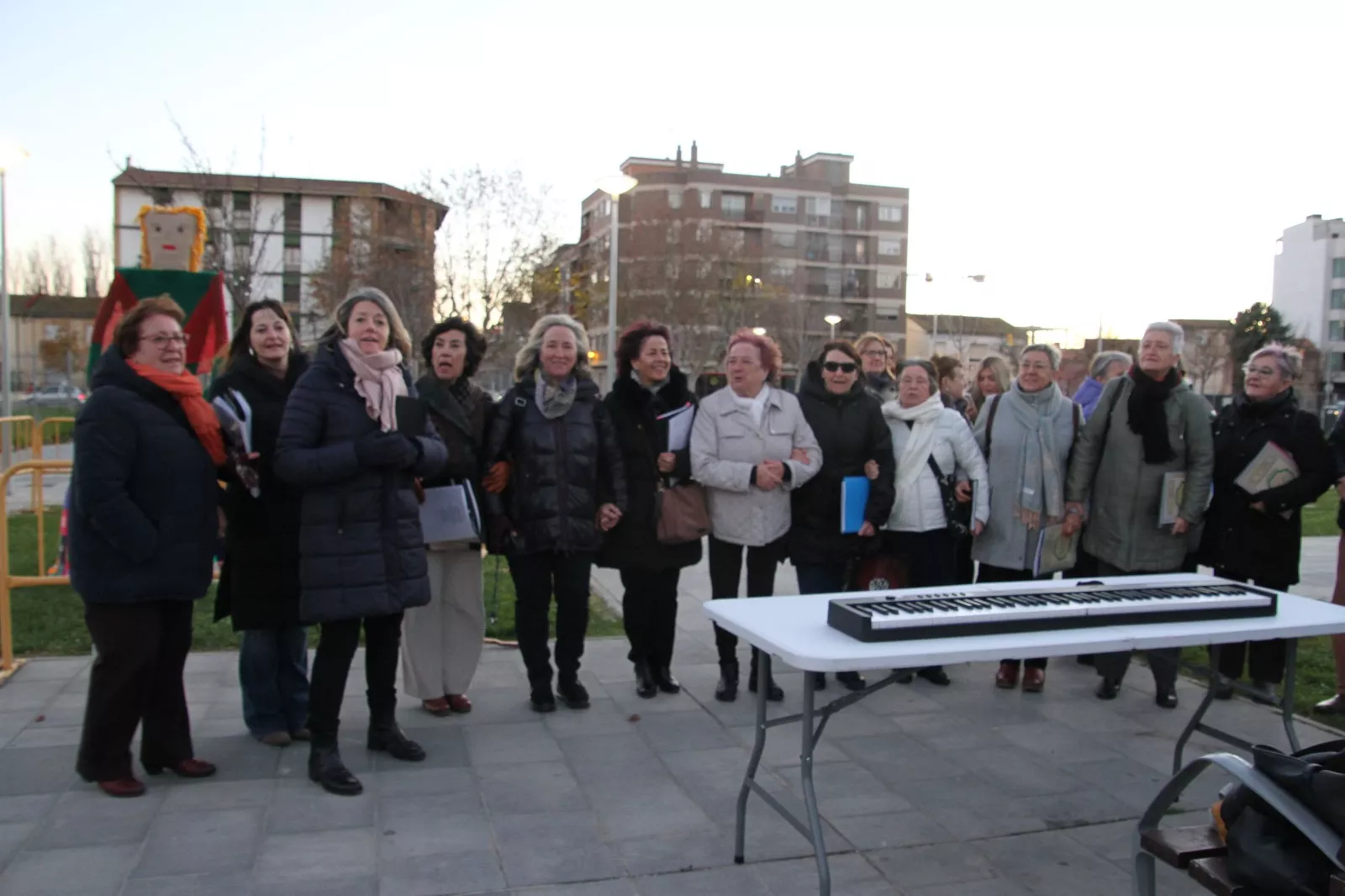 Presentación de la Castañera del barrio del Perpetuo Socorro. Foto Carlos Neofato 