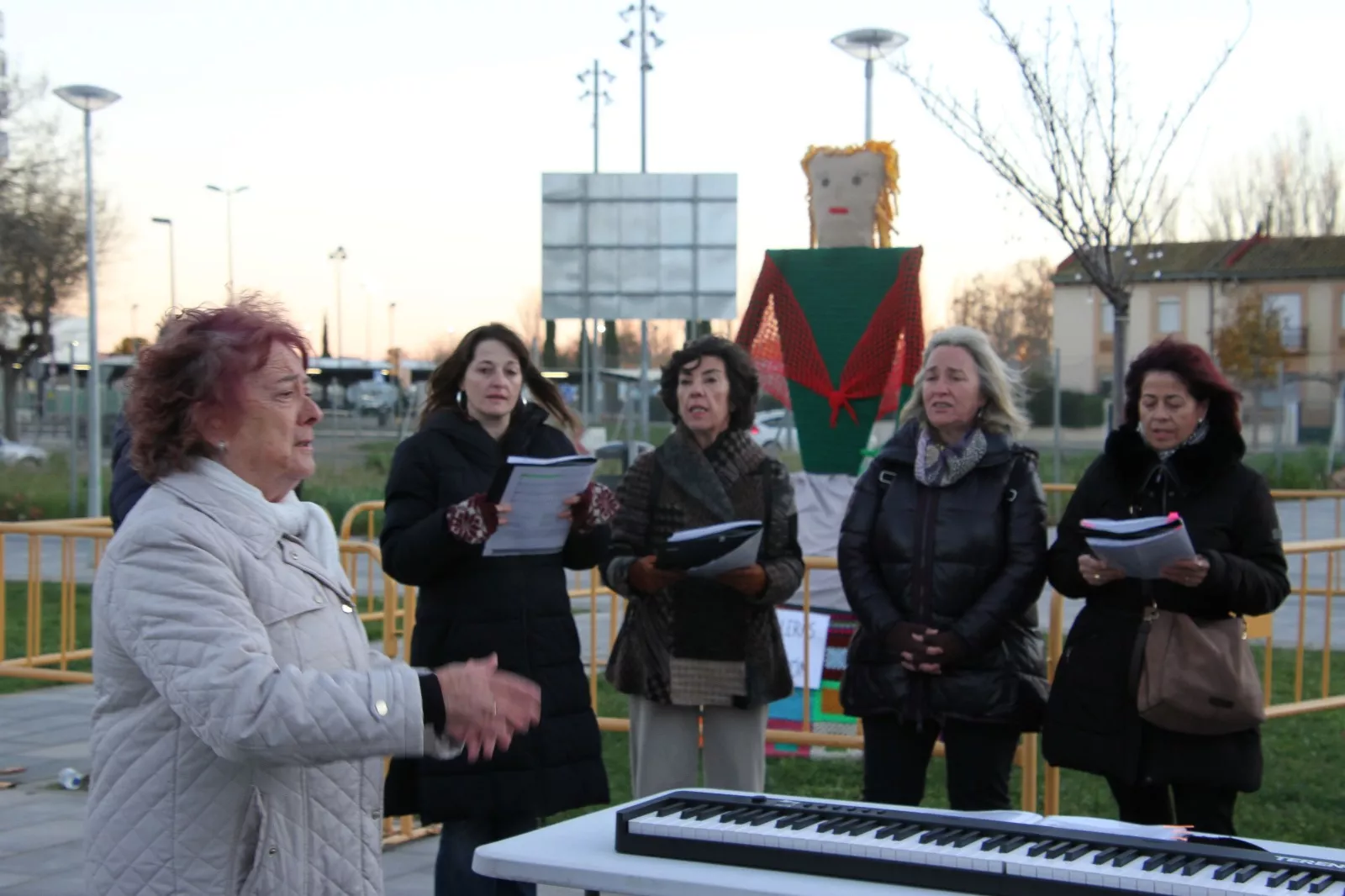 Presentación de la Castañera del barrio del Perpetuo Socorro. Foto Carlos Neofato 