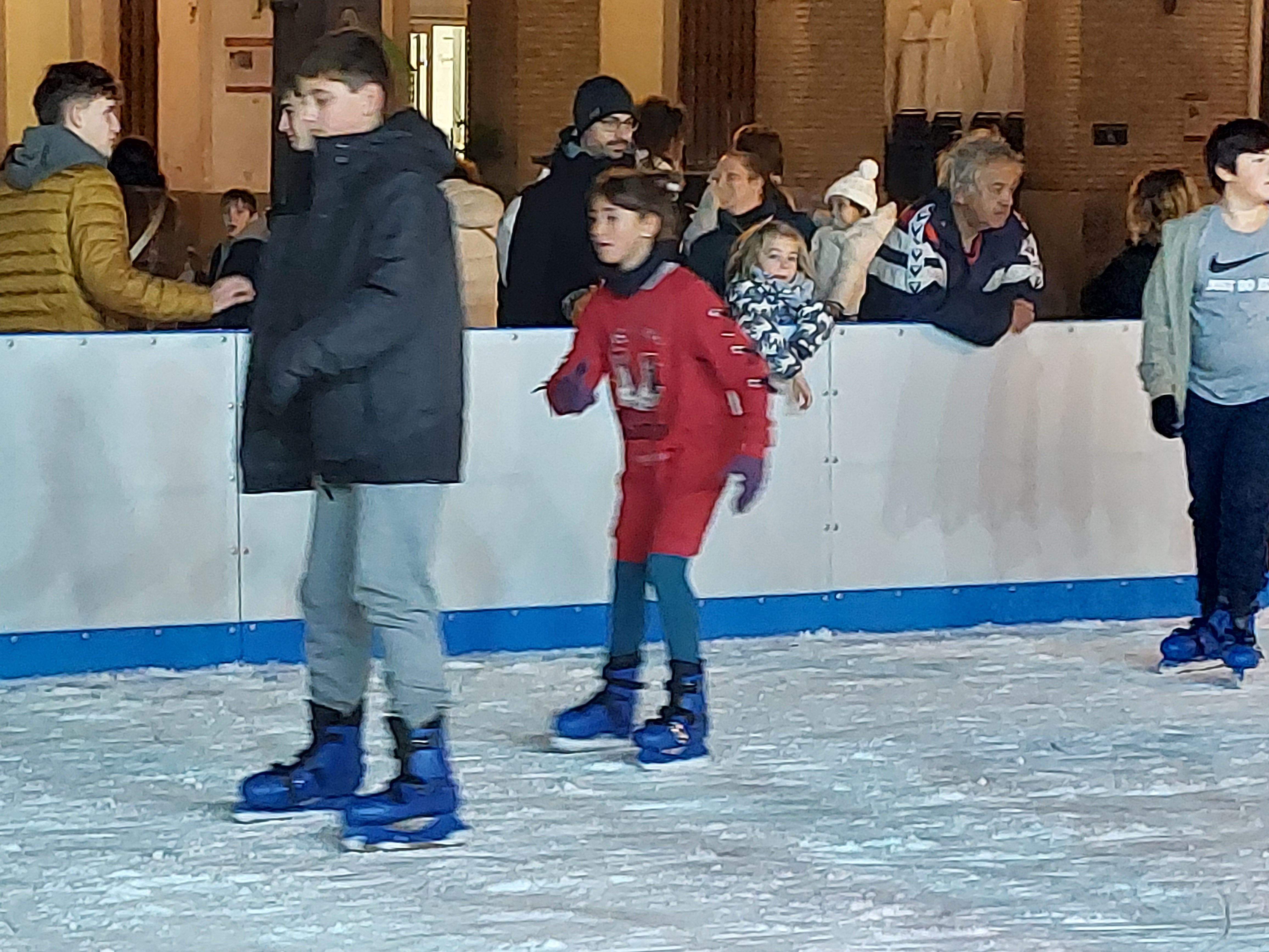 Pista de hielo de Huesca
