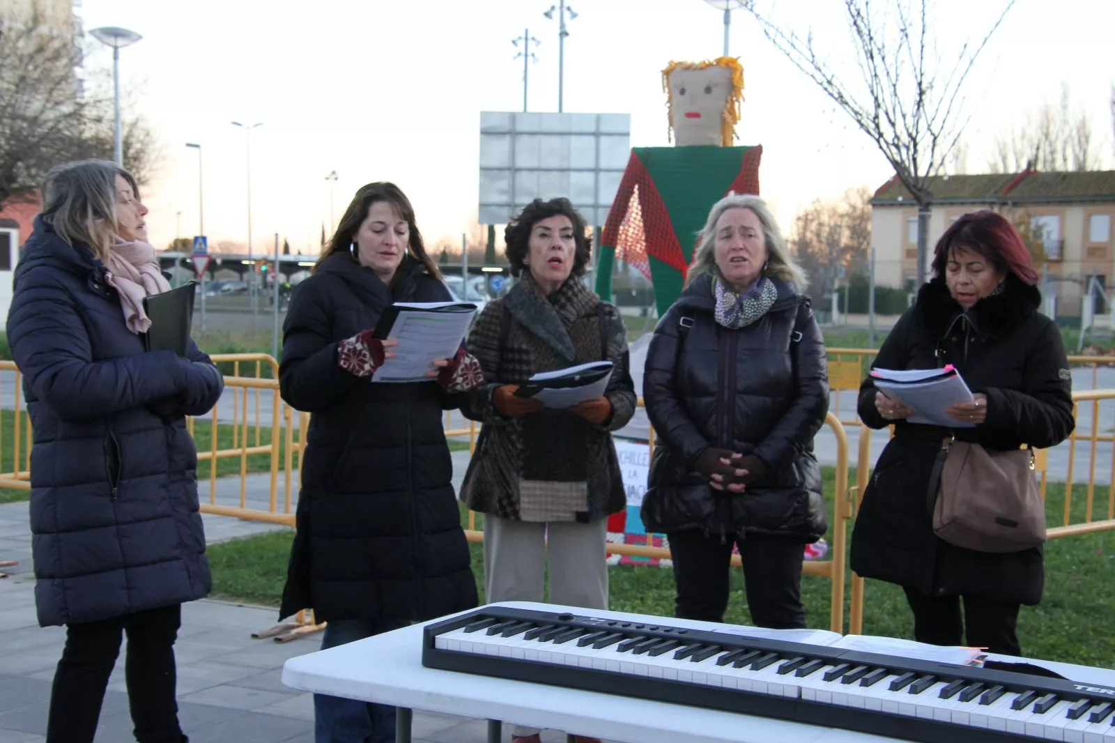 Presentación de la Castañera del barrio del Perpetuo Socorro. Foto Carlos Neofato 