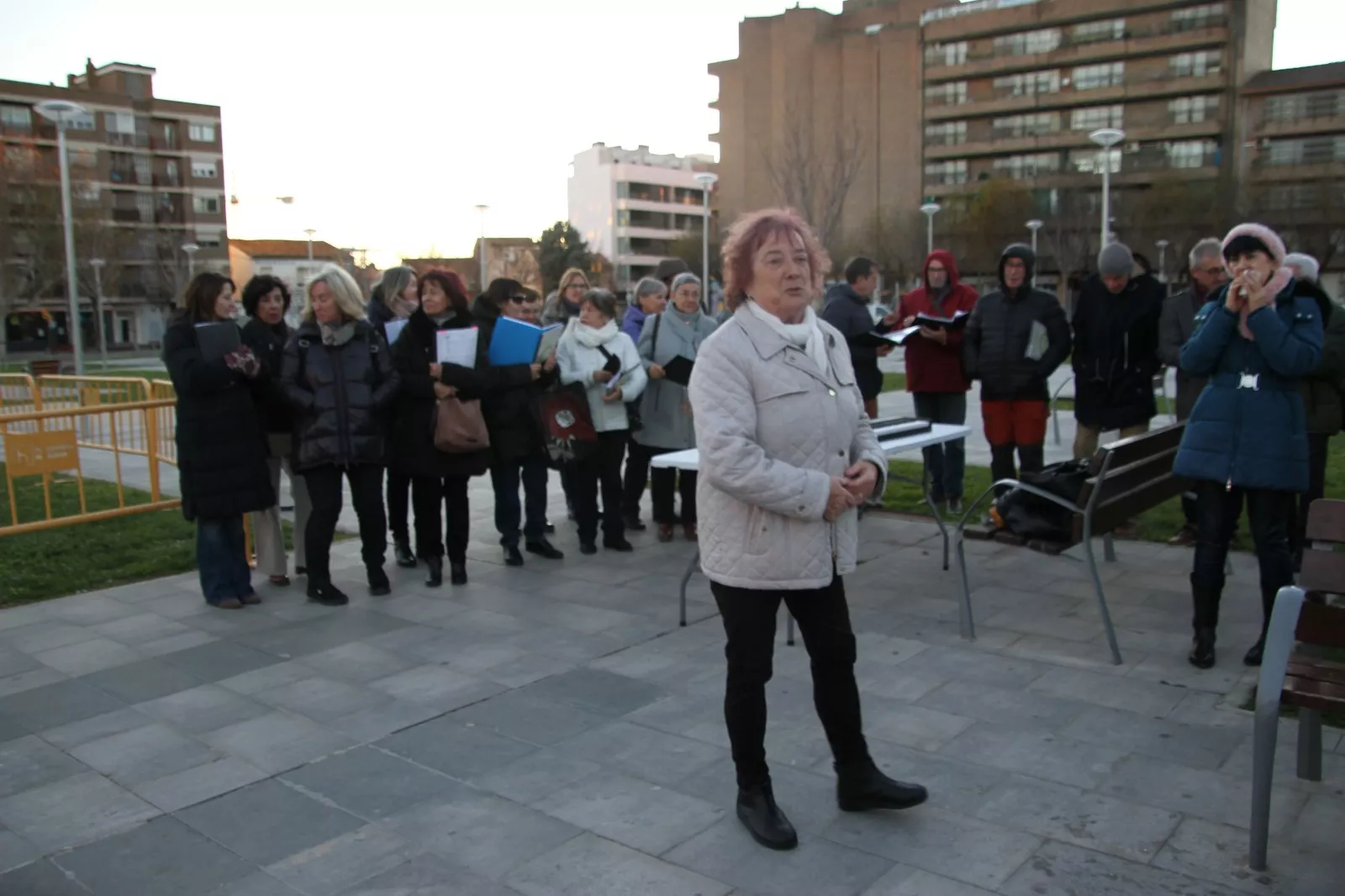Presentación de la Castañera del barrio del Perpetuo Socorro. Foto Carlos Neofato 