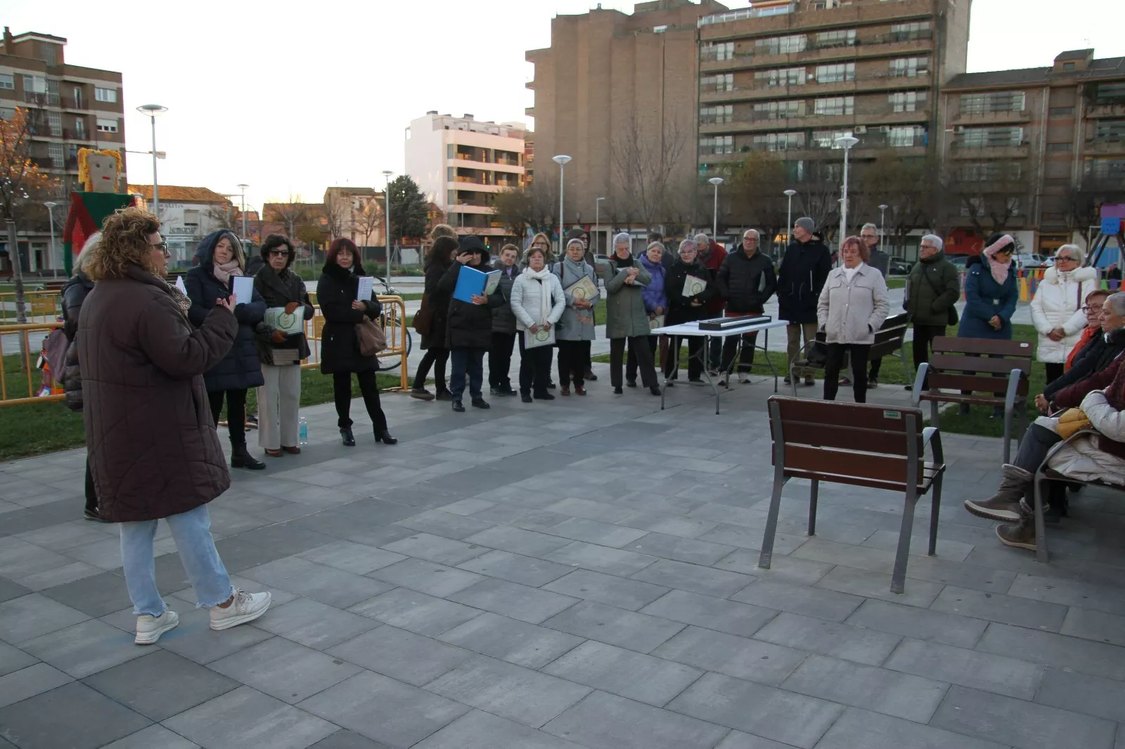 Presentación de la Castañera del barrio del Perpetuo Socorro. Foto Carlos Neofato 