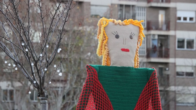 La Castañera, nuevo símbolo del barrio del Perpetuo Socorro. Foto Carlos Neofato La Castañera, nuevo símbolo del barrio del Perpetuo Socorro. Foto Carlos Neofato