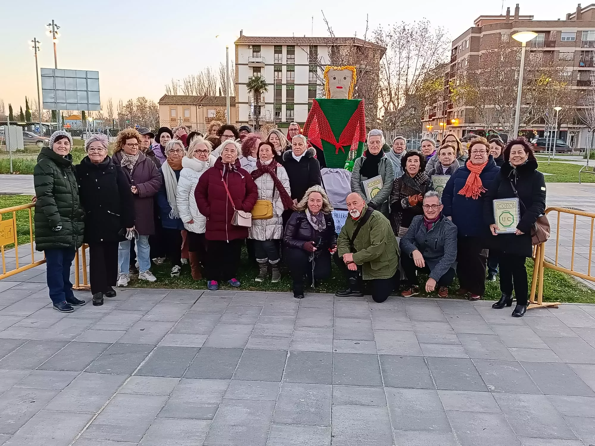 Presentación de la Castañera del barrio del Perpetuo Socorro. 