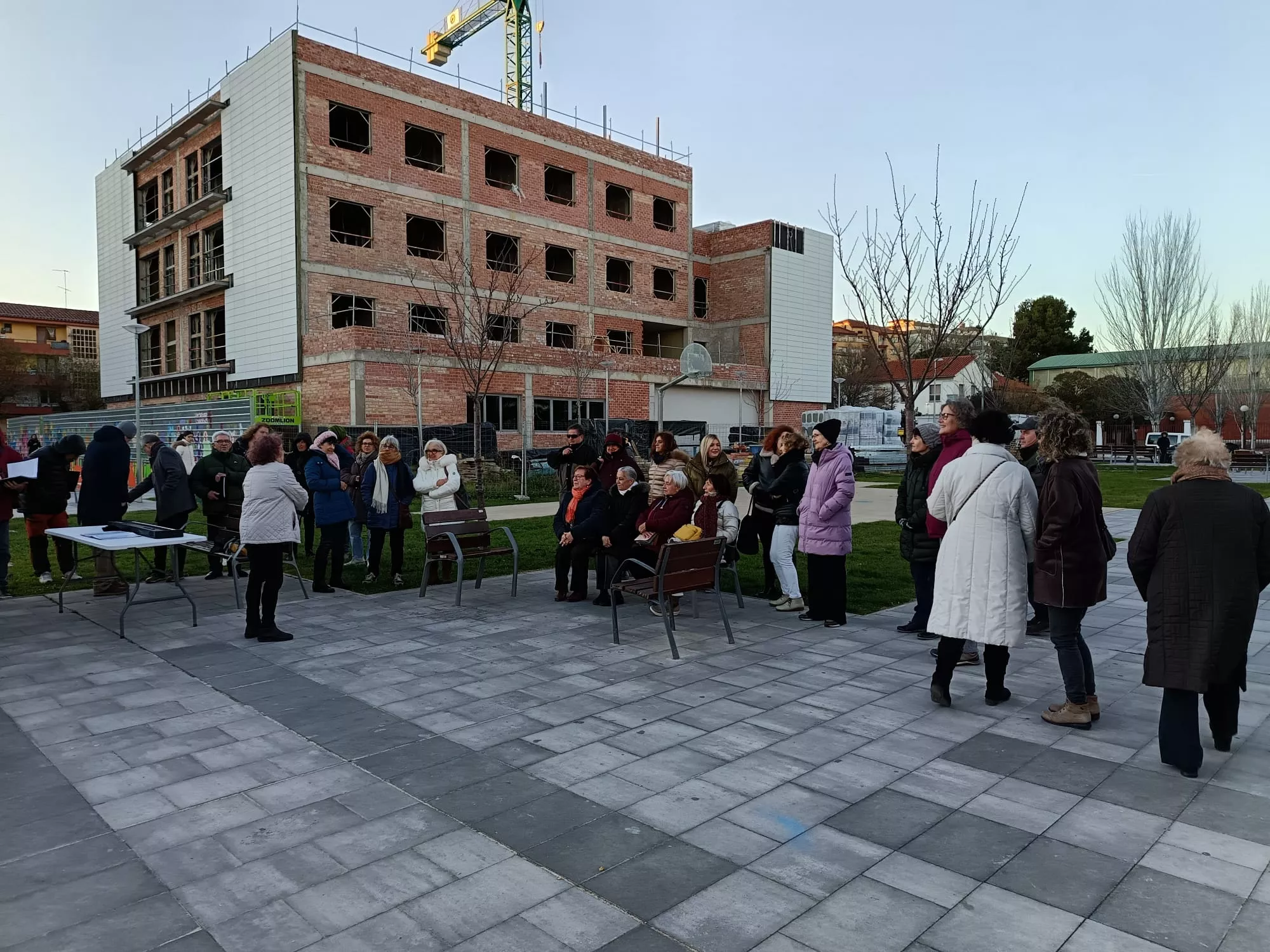 Presentación de la Castañera del barrio del Perpetuo Socorro. 