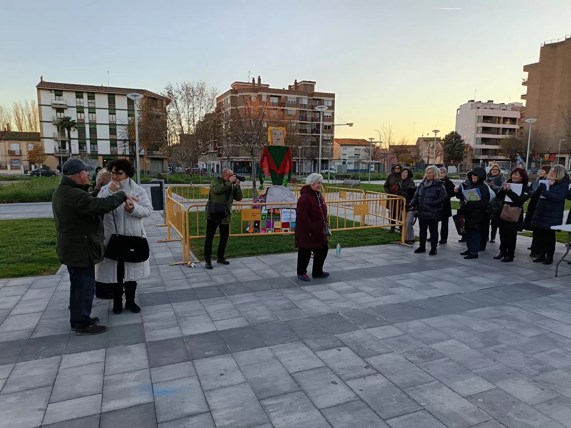 Presentación de la Castañera del barrio del Perpetuo Socorro. 