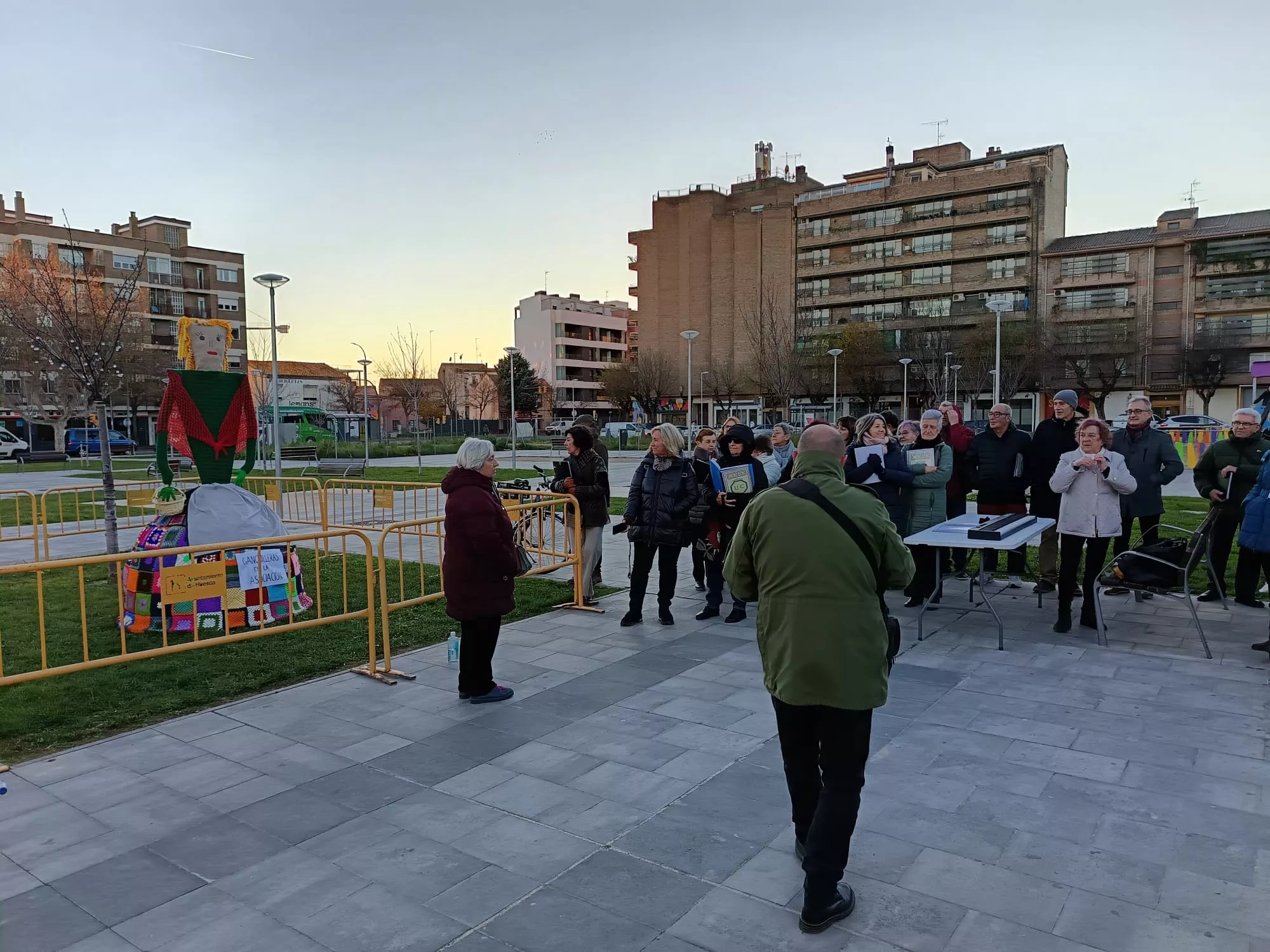 Presentación de la Castañera del barrio del Perpetuo Socorro. 