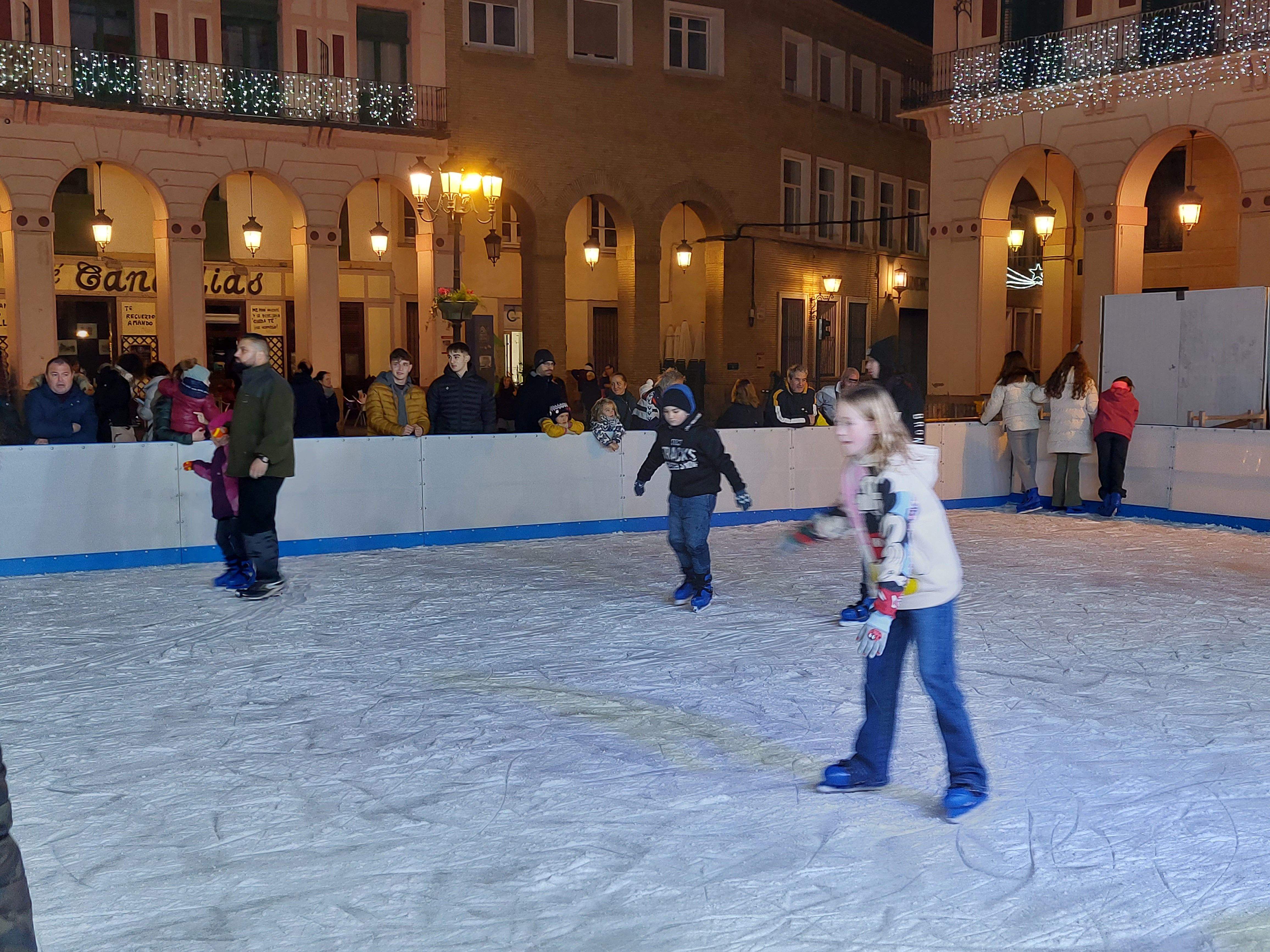 Pista de hielo de Huesca