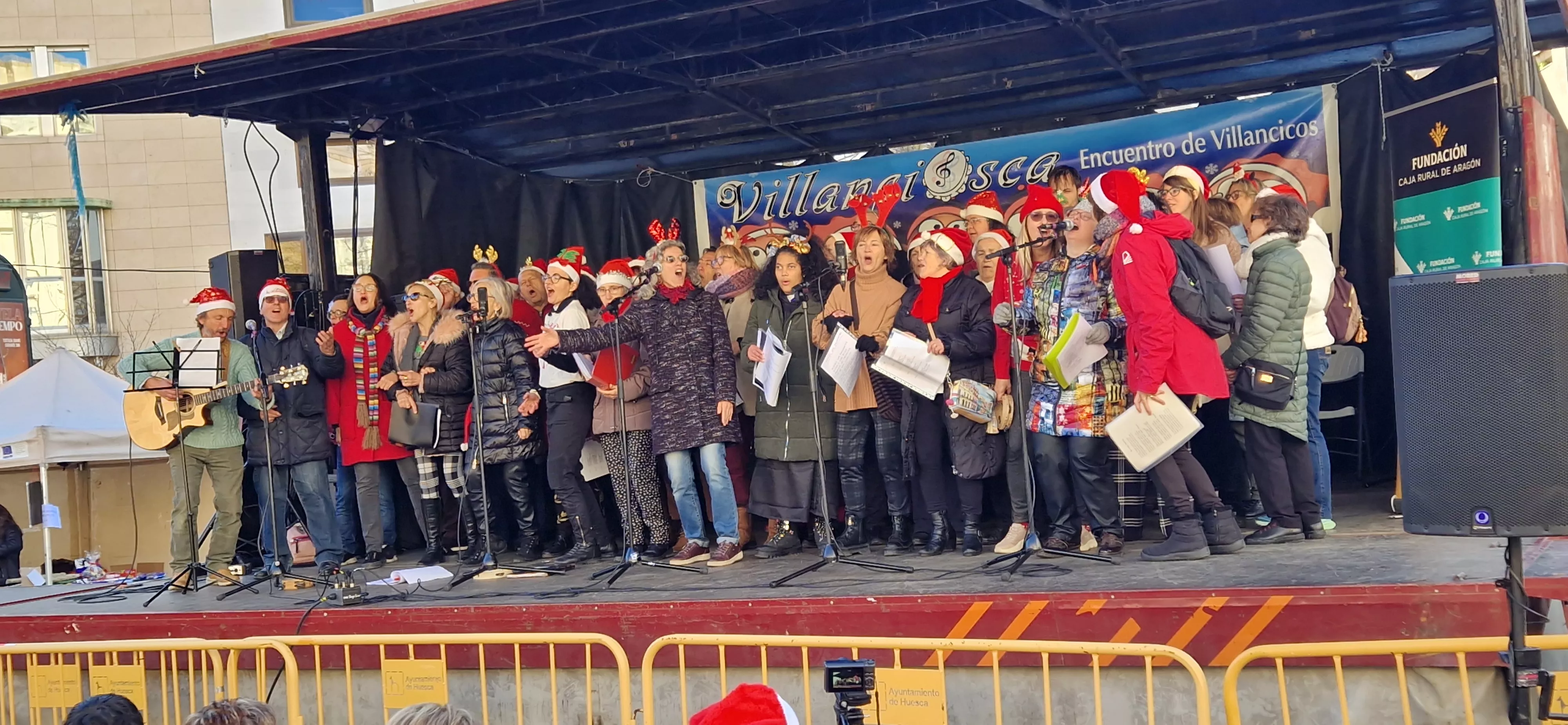 Villancicosca 2024 en Huesca. Foto Myriam Martínez 