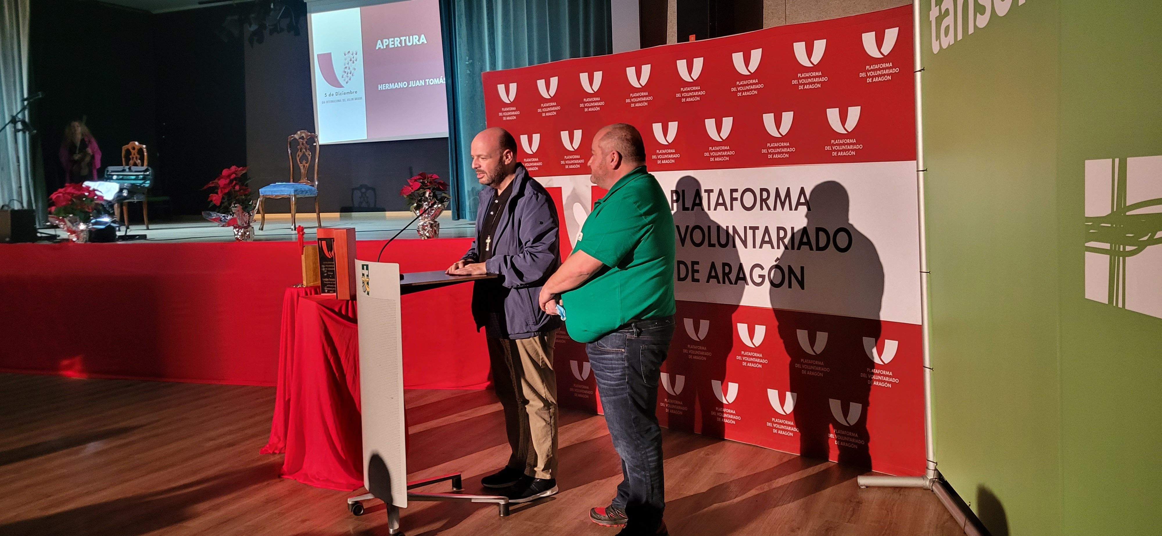 Imágenes de la celebración en Huesca del Día del Voluntariado 2022. Foto Myriam Martínez