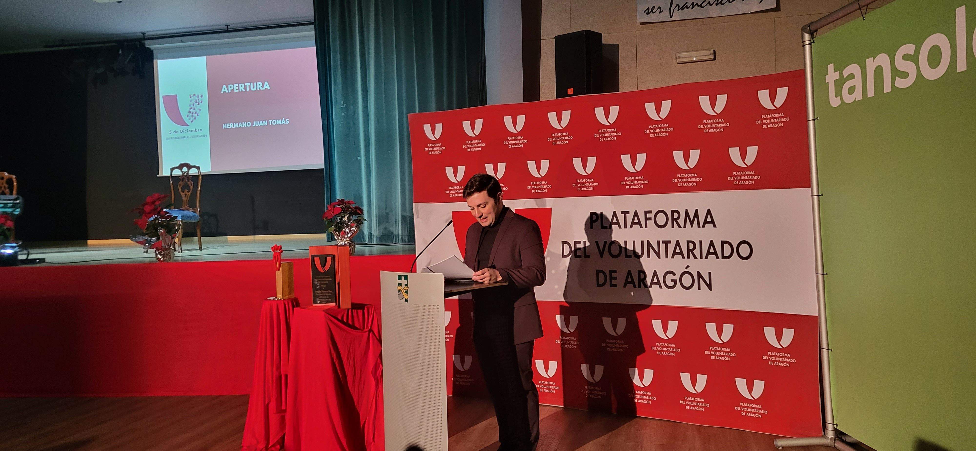 Imágenes de la celebración en Huesca del Día del Voluntariado 2022. Foto Myriam Martínez