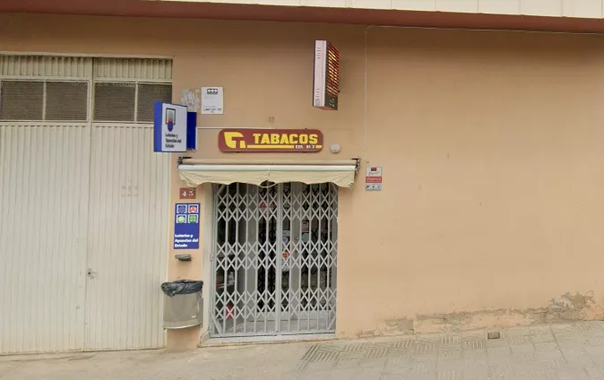 Estanco de Luis Arcas en Binéfar.