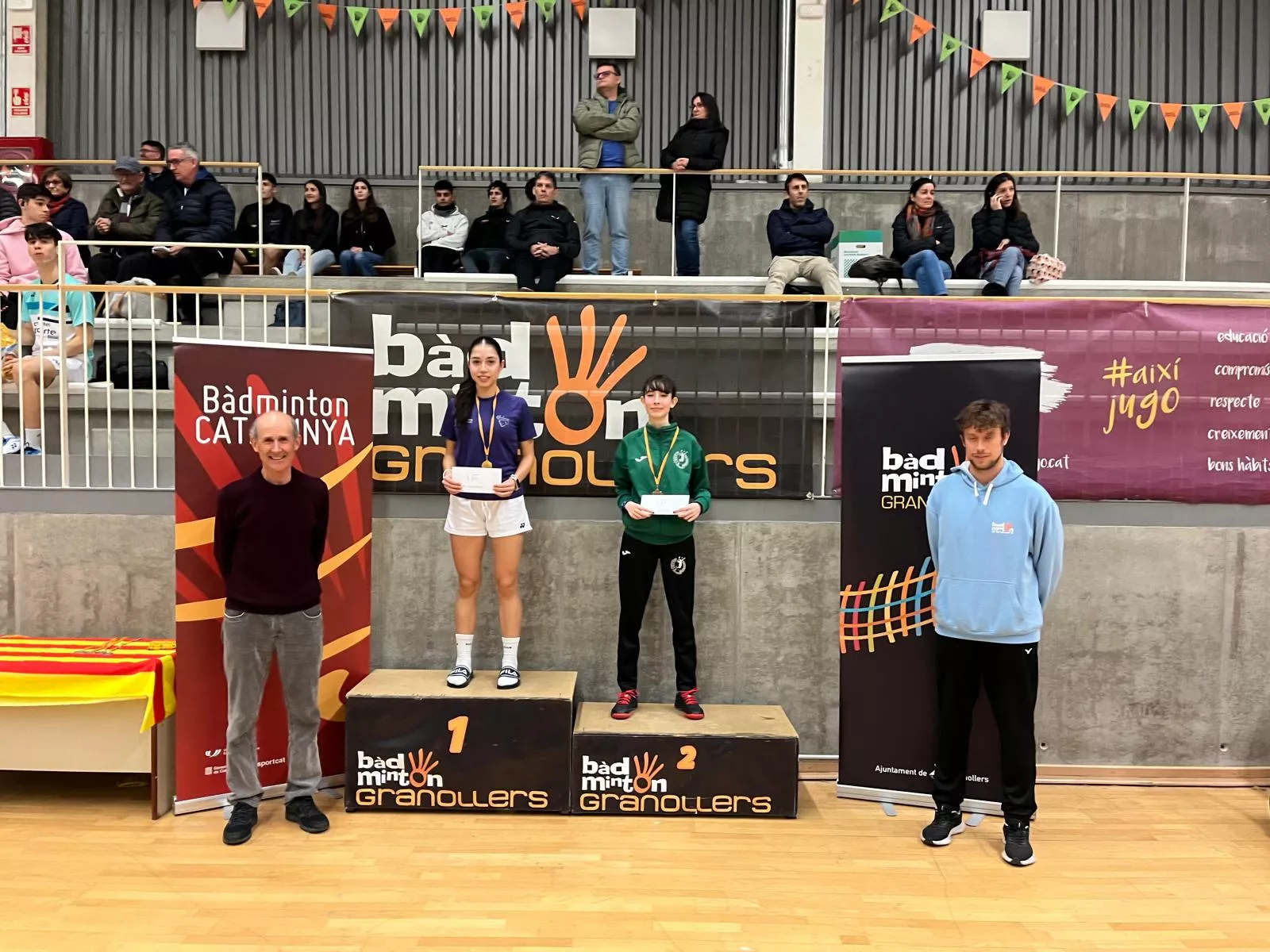 Emma Bibián (VV Osca), subcampeona en Granollers.