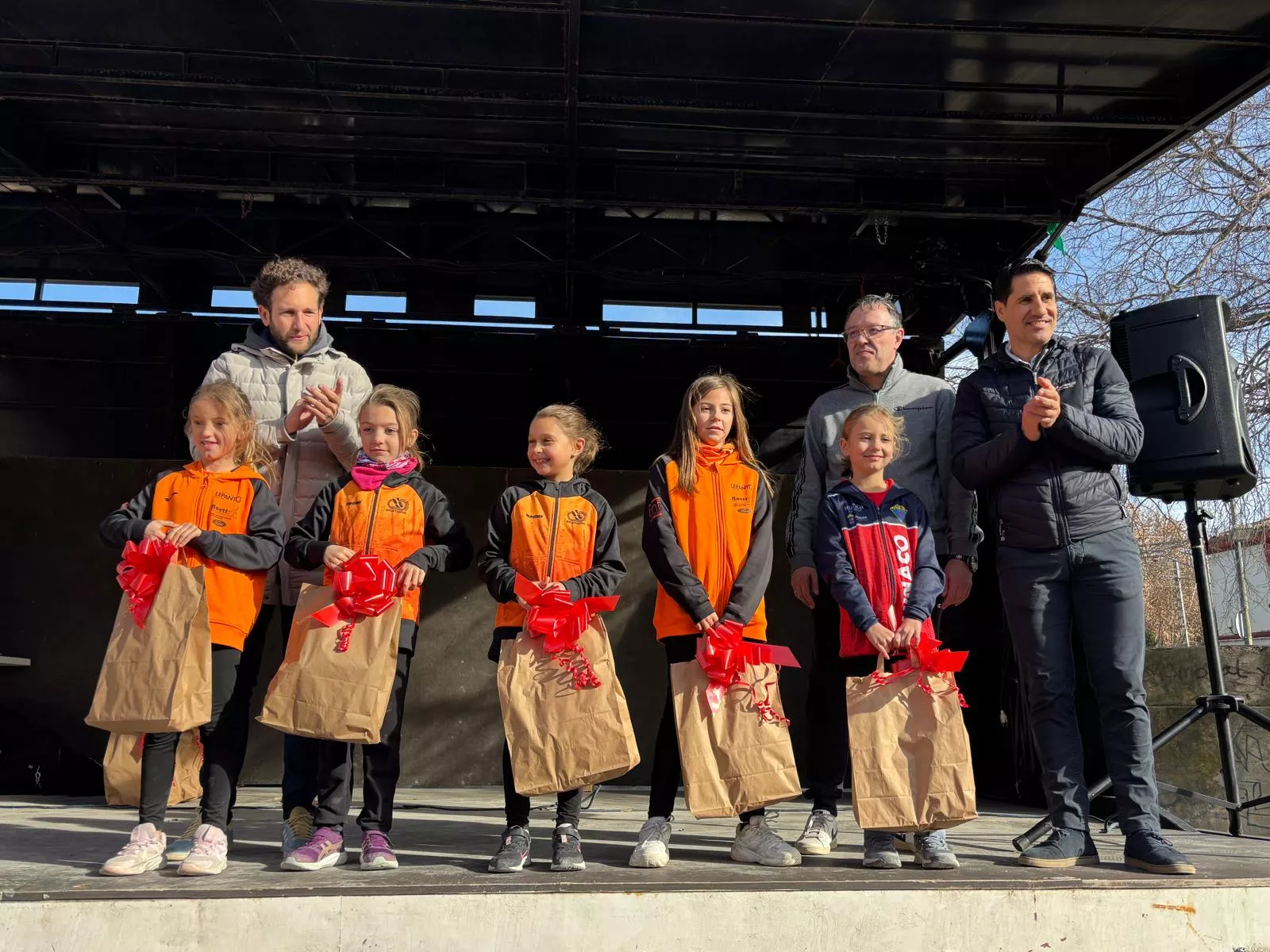 Podio Sub 10 femenino