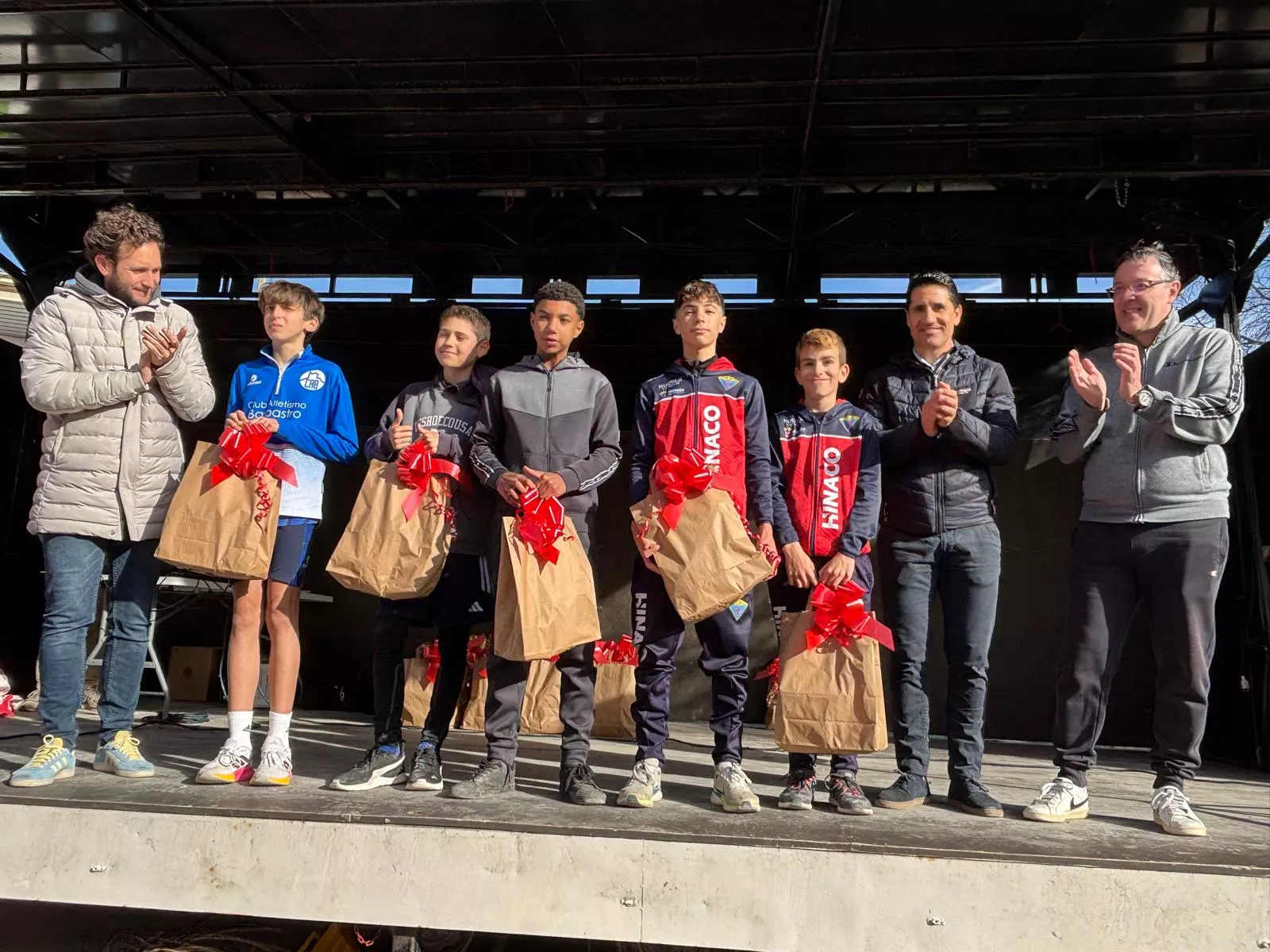 Podio Sub 14 masculino