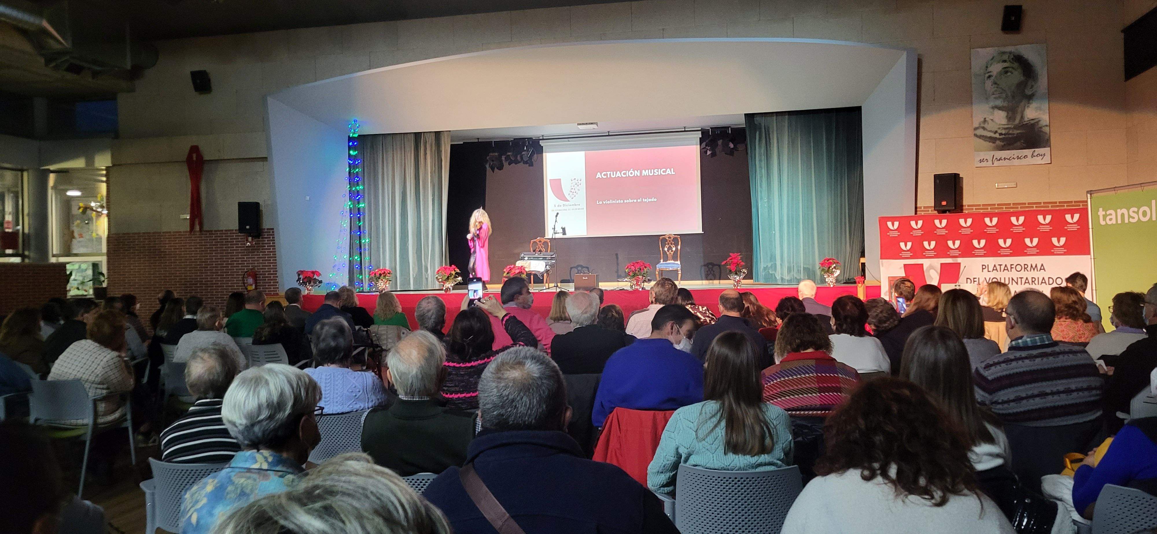 Imágenes de la celebración en Huesca del Día del Voluntariado 2022. Foto Myriam Martínez