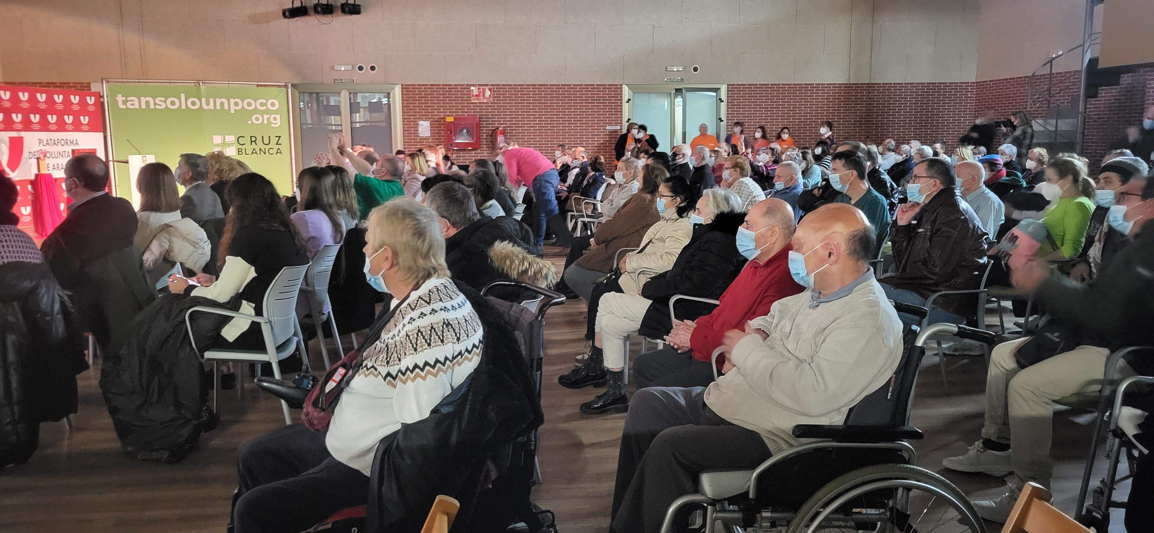Imágenes de la celebración en Huesca del Día del Voluntariado 2022. Foto Myriam Martínez