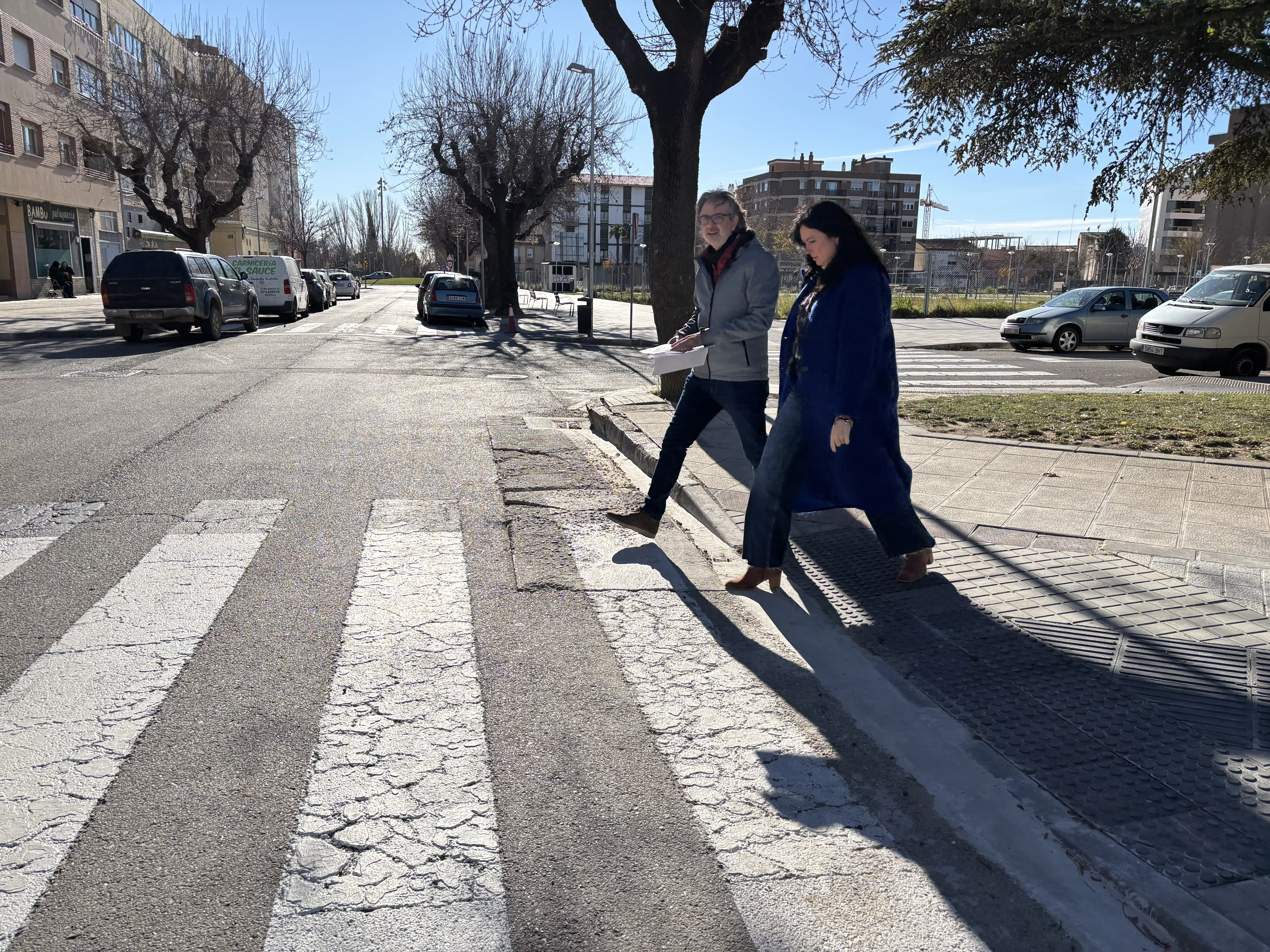 La alcaldesa, Lorena Orduna junto al concejal de Urbanismo, Iván Rodríguez.