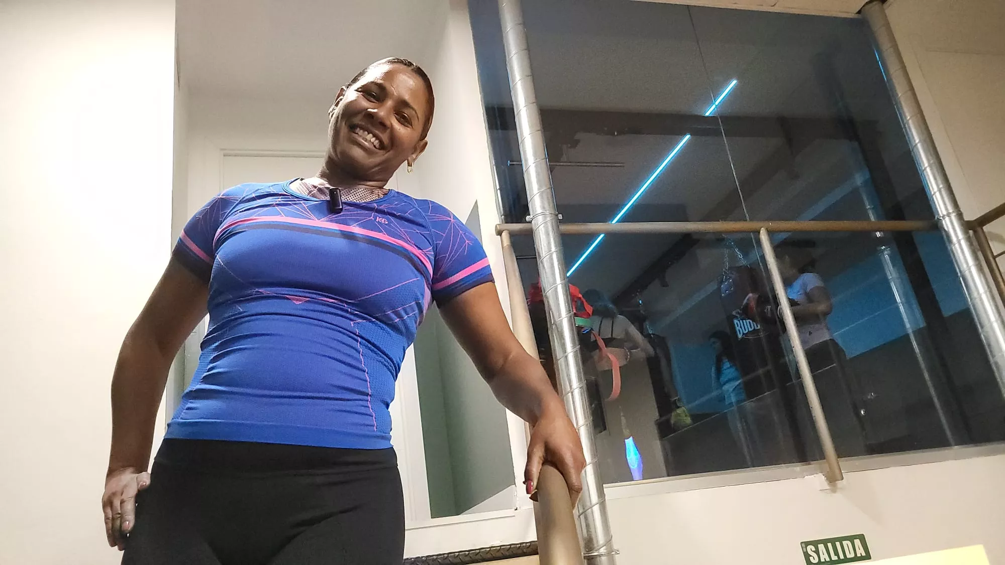 Boxing Salú en Yamira Salú en Huesca