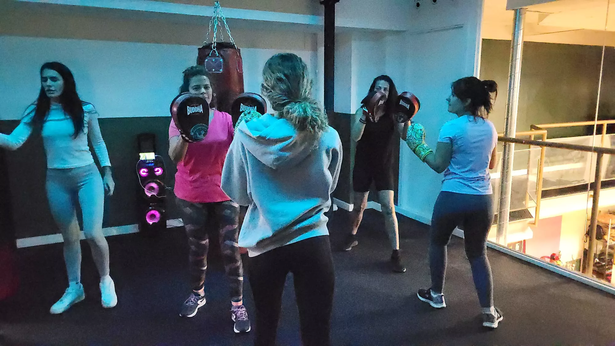 Boxing Salú en Yamira Salú en Huesca