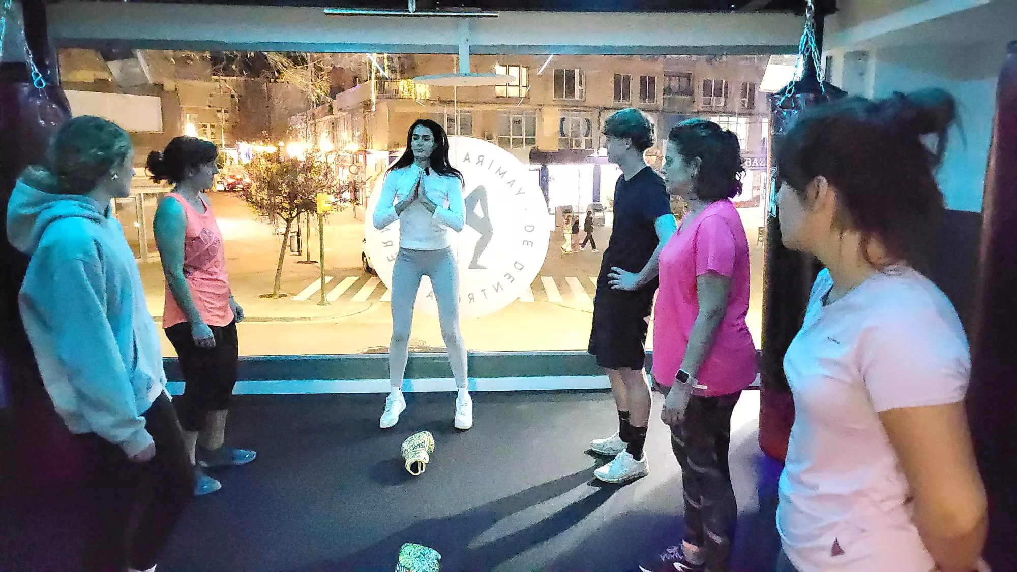 Boxing Salú en Yamira Salú en Huesca