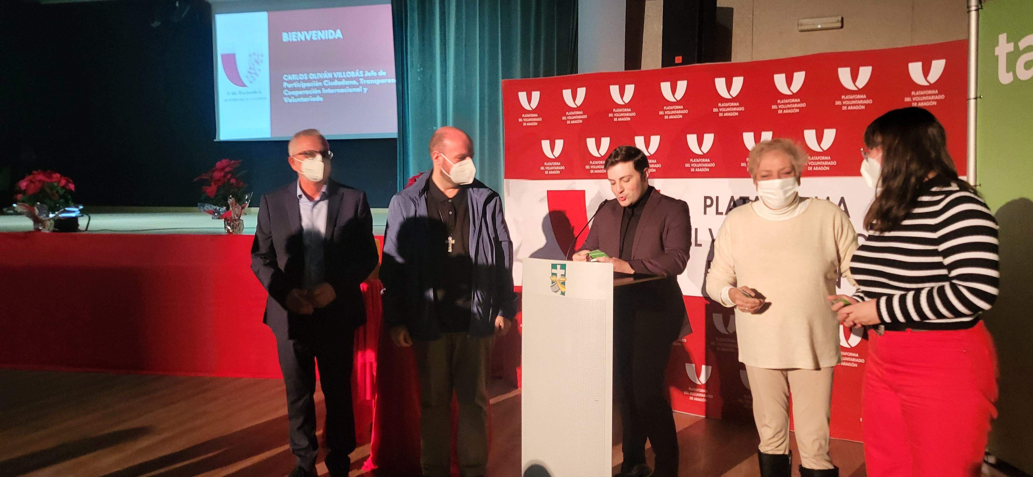 Imágenes de la celebración en Huesca del Día del Voluntariado 2022. Foto Myriam Martínez