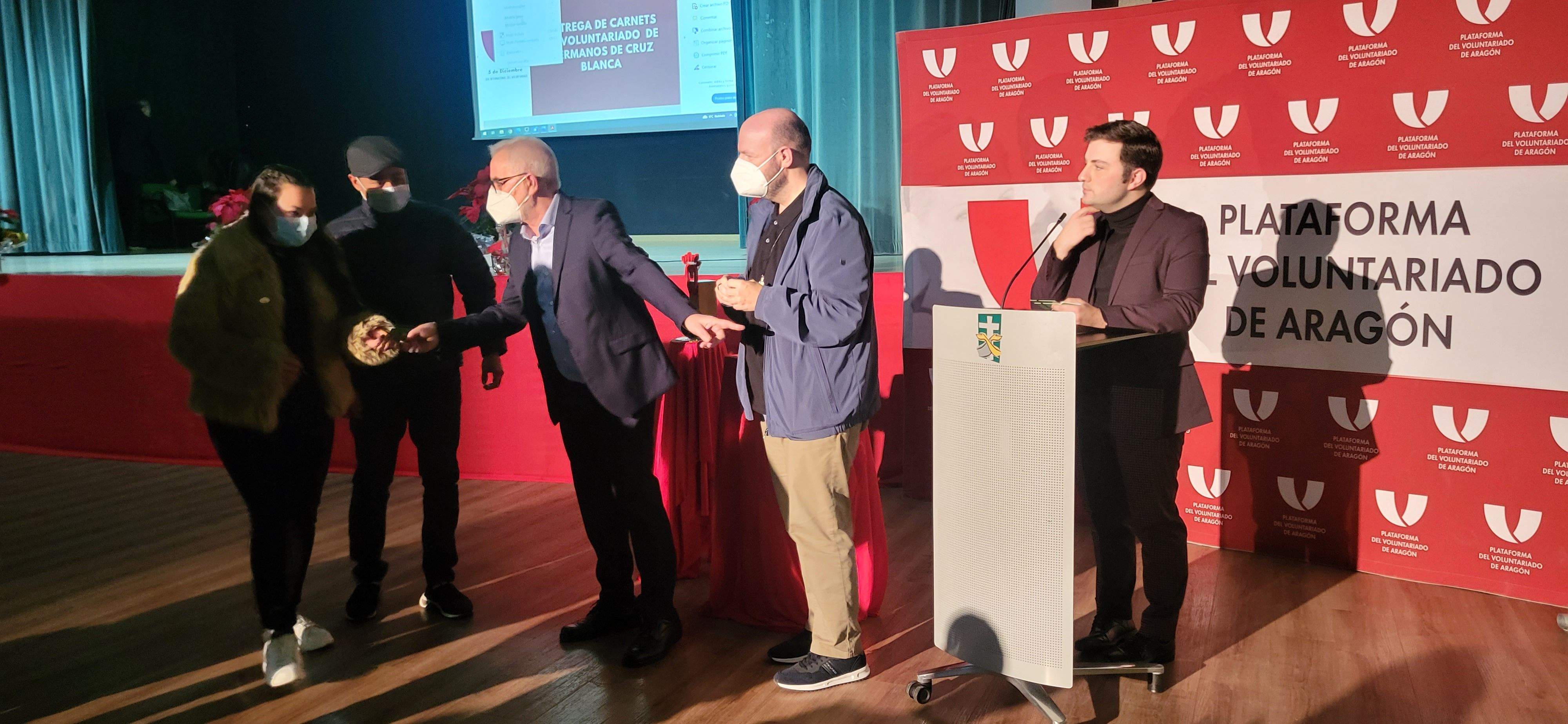 Imágenes de la celebración en Huesca del Día del Voluntariado 2022. Foto Myriam Martínez