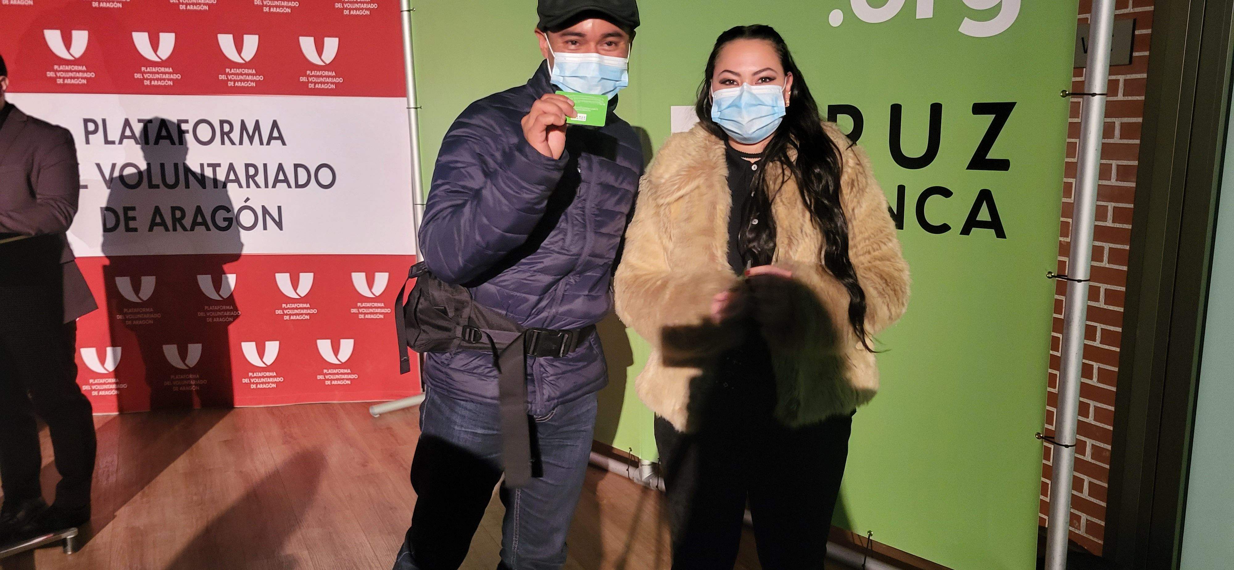 Imágenes de la celebración en Huesca del Día del Voluntariado 2022. Foto Myriam Martínez