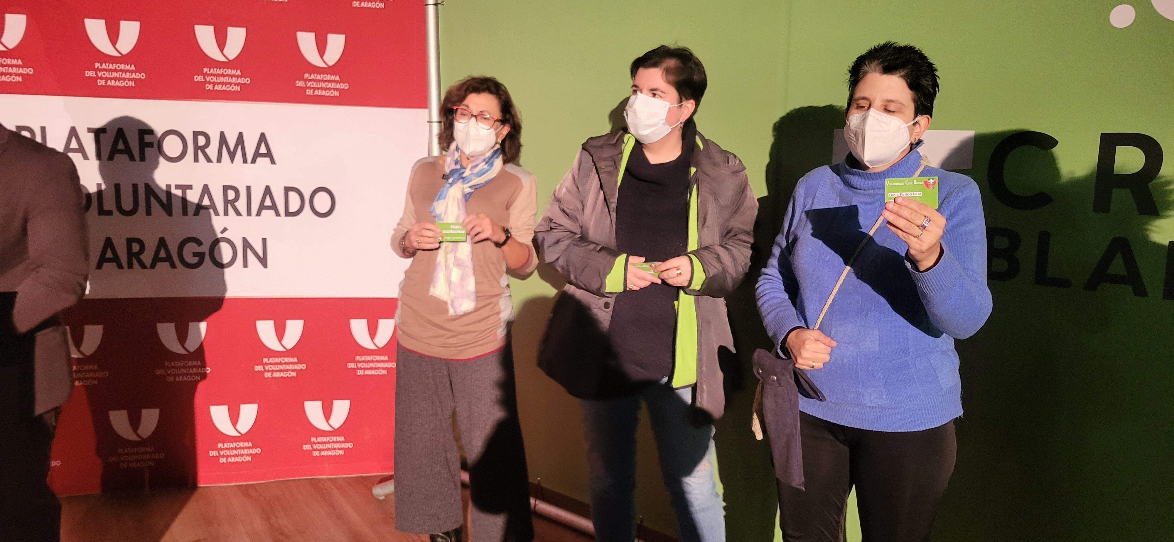 Imágenes de la celebración en Huesca del Día del Voluntariado 2022. Foto Myriam Martínez