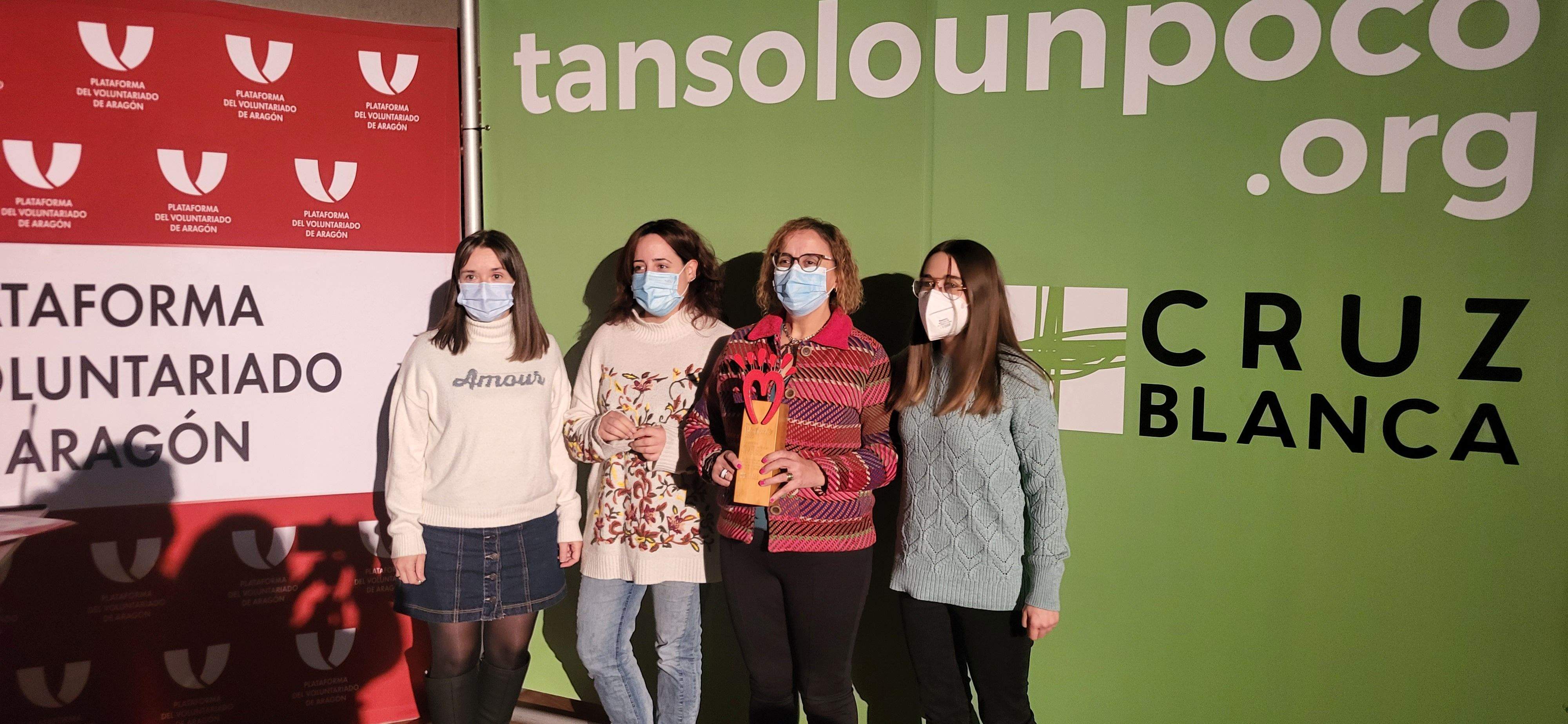 Imágenes de la celebración en Huesca del Día del Voluntariado 2022. Foto Myriam Martínez