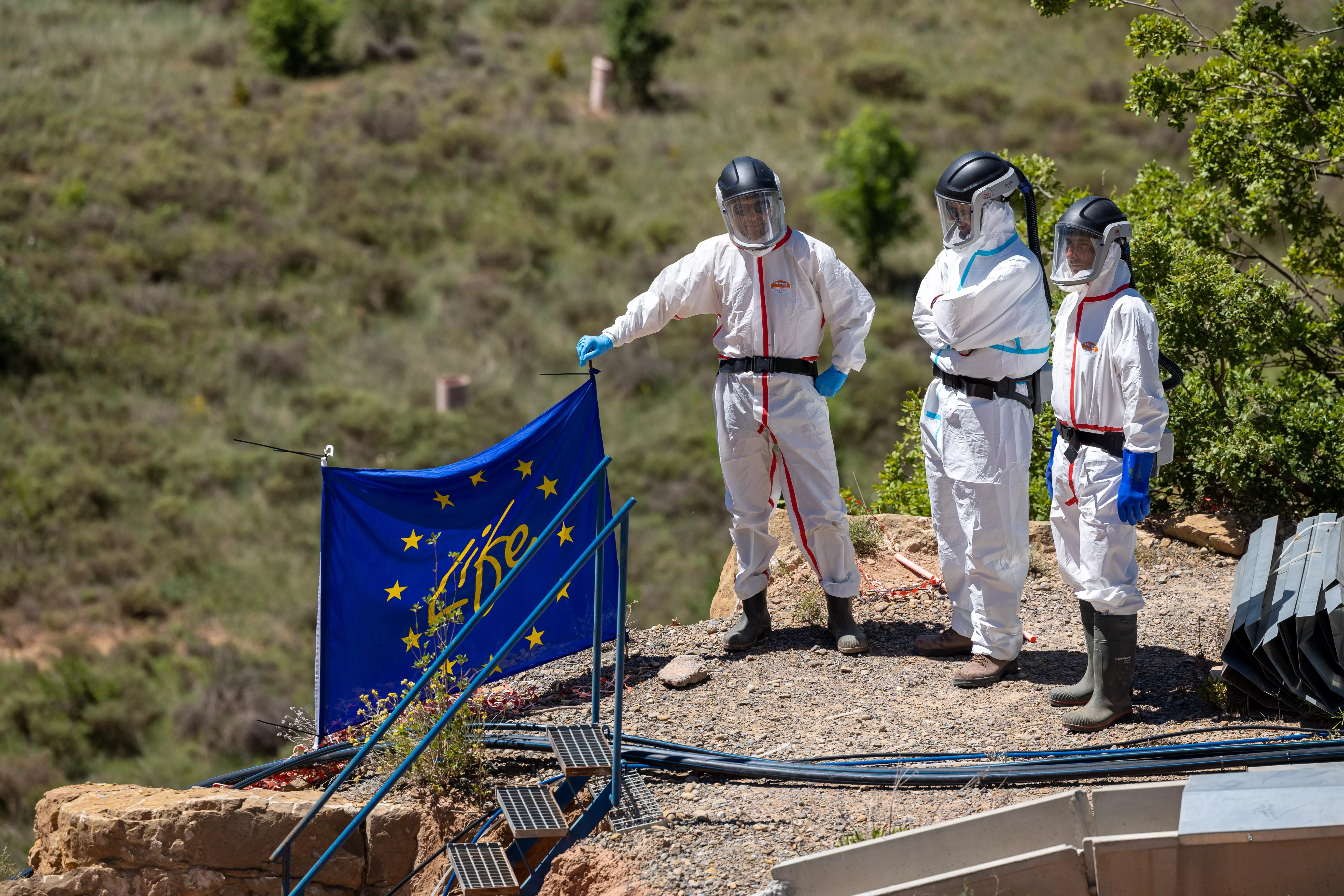 Acción dentro del proyecto europeo LIFE con participación de SARGA