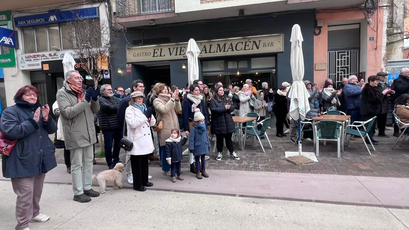 Actuación navideña de Góspel Monzón en el centro de la capital mediocinqueña. Foto Mercedes Manterola