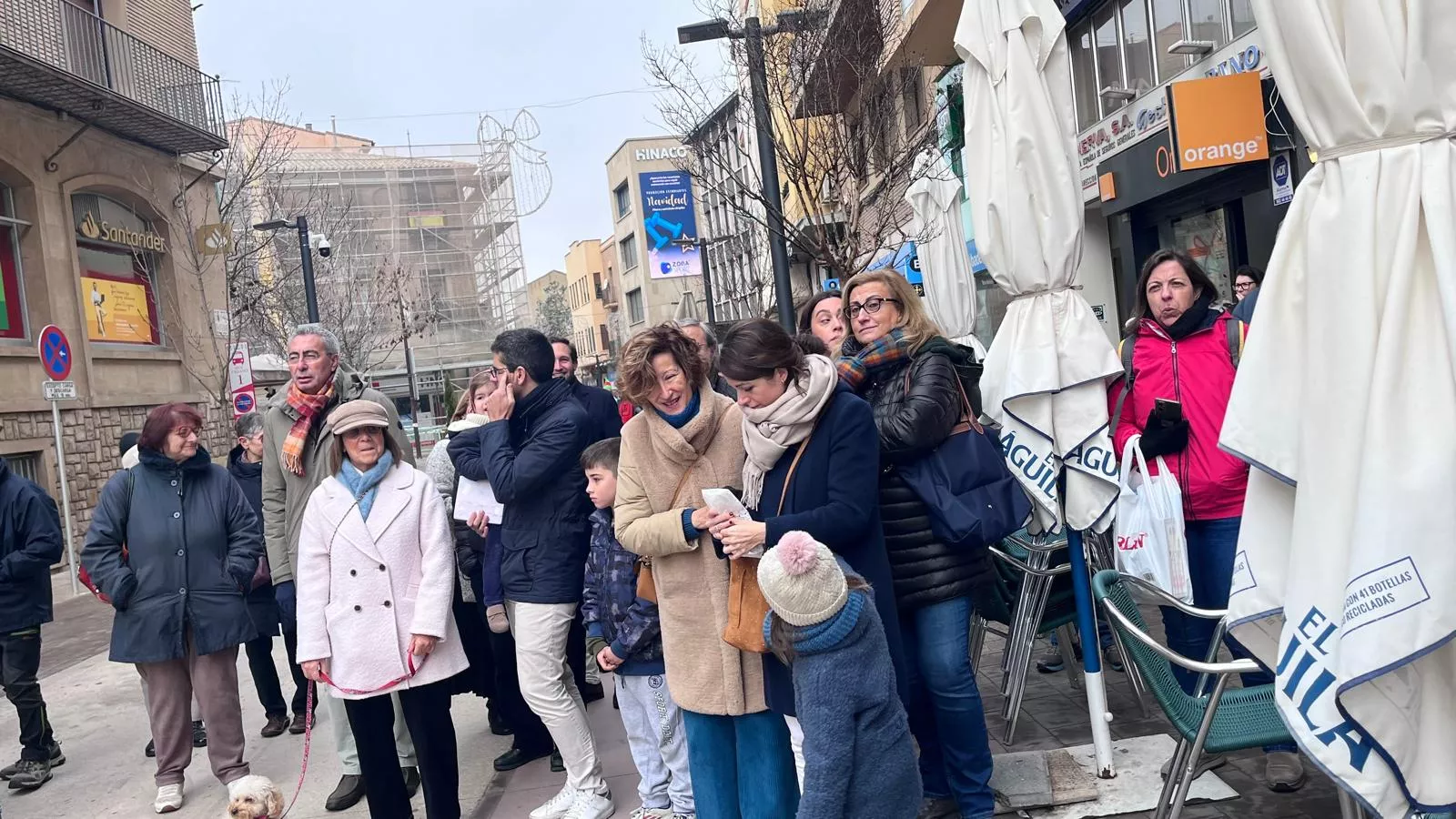 Actuación navideña de Góspel Monzón en el centro de la capital mediocinqueña. Foto Mercedes Manterola